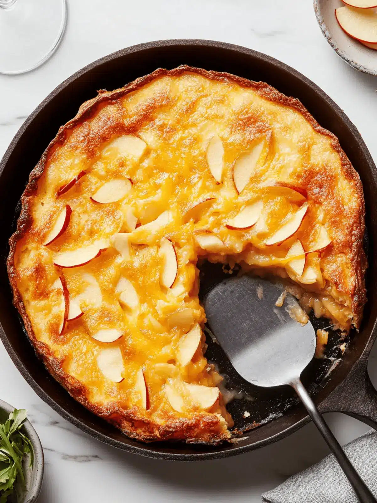 Savor the Flavor with Apple-Cheddar Dutch Baby Bliss 2 Apple-Cheddar Dutch Baby