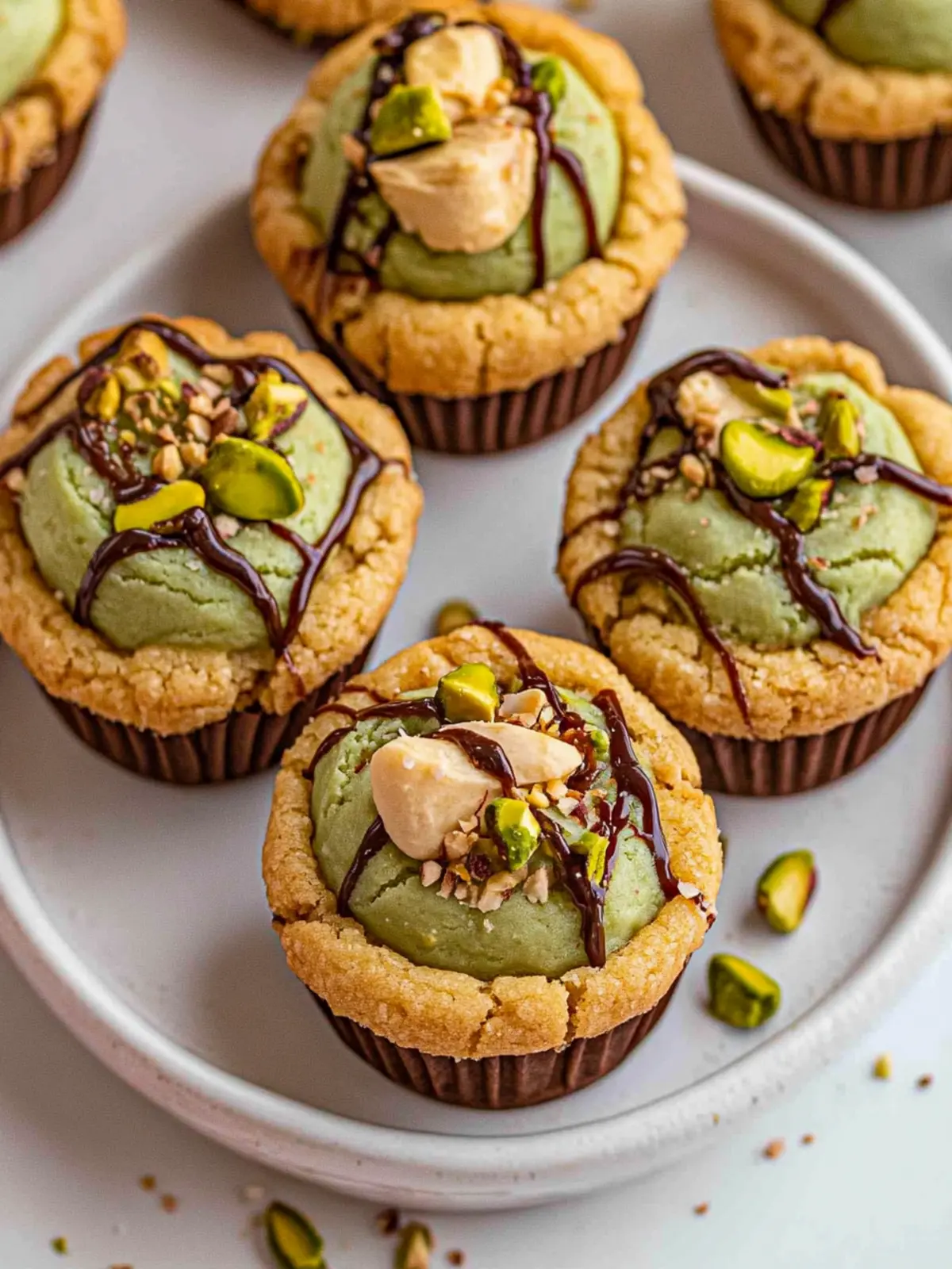 Decadent Pistachio Cream Cookie Cups to Satisfy Your Cravings 4 Pistachio Cream Cookie Cups