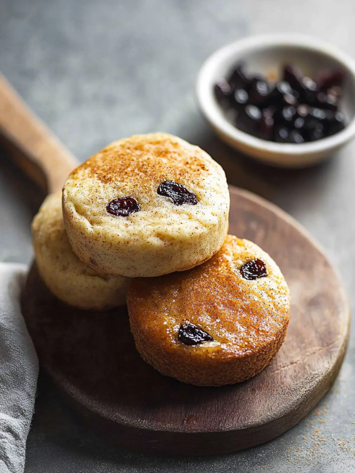 Sourdough Cinnamon-Raisin English Muffins for Cozy Mornings 3 Sourdough Cinnamon-Raisin English Muffins