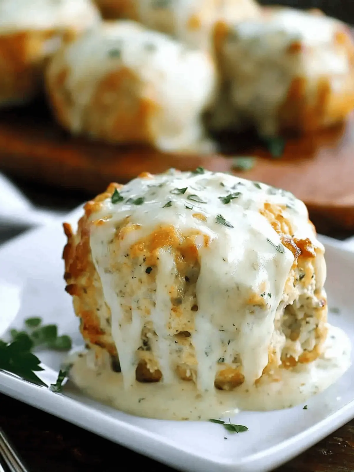 Garlic Parmesan Chicken Meatloaves You ll Want Every Night 4 Garlic Parmesan Chicken Meatloaves