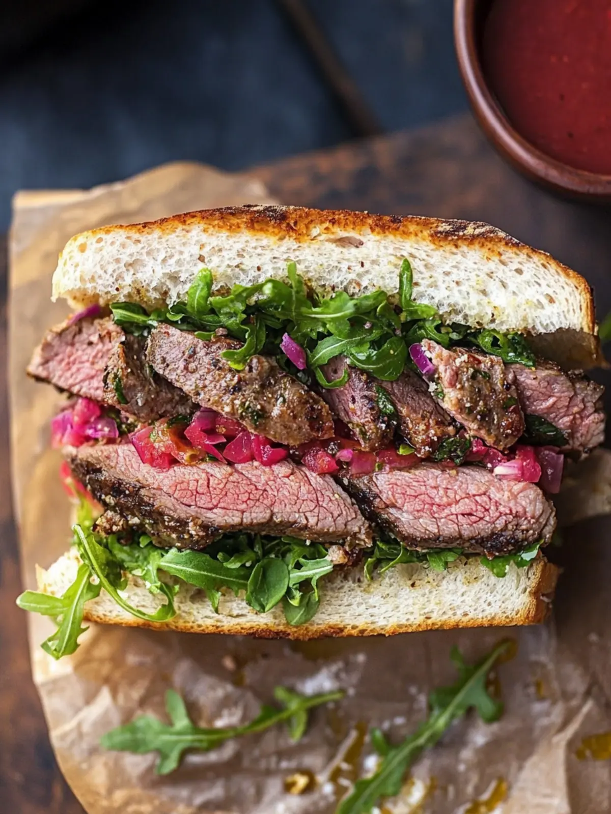 Savory Lamb Sandwich with Zesty Chimichurri to Wow Your Tastebuds 2 Lamb Sandwich