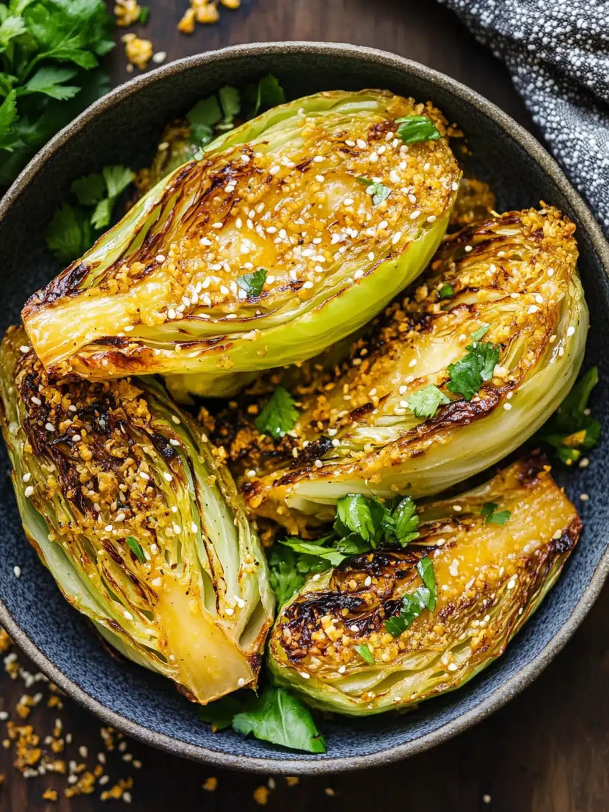 Miso Butter Roasted Cabbage Wedges: A Flavorful Twist 2 Miso Butter Roasted Cabbage Wedges