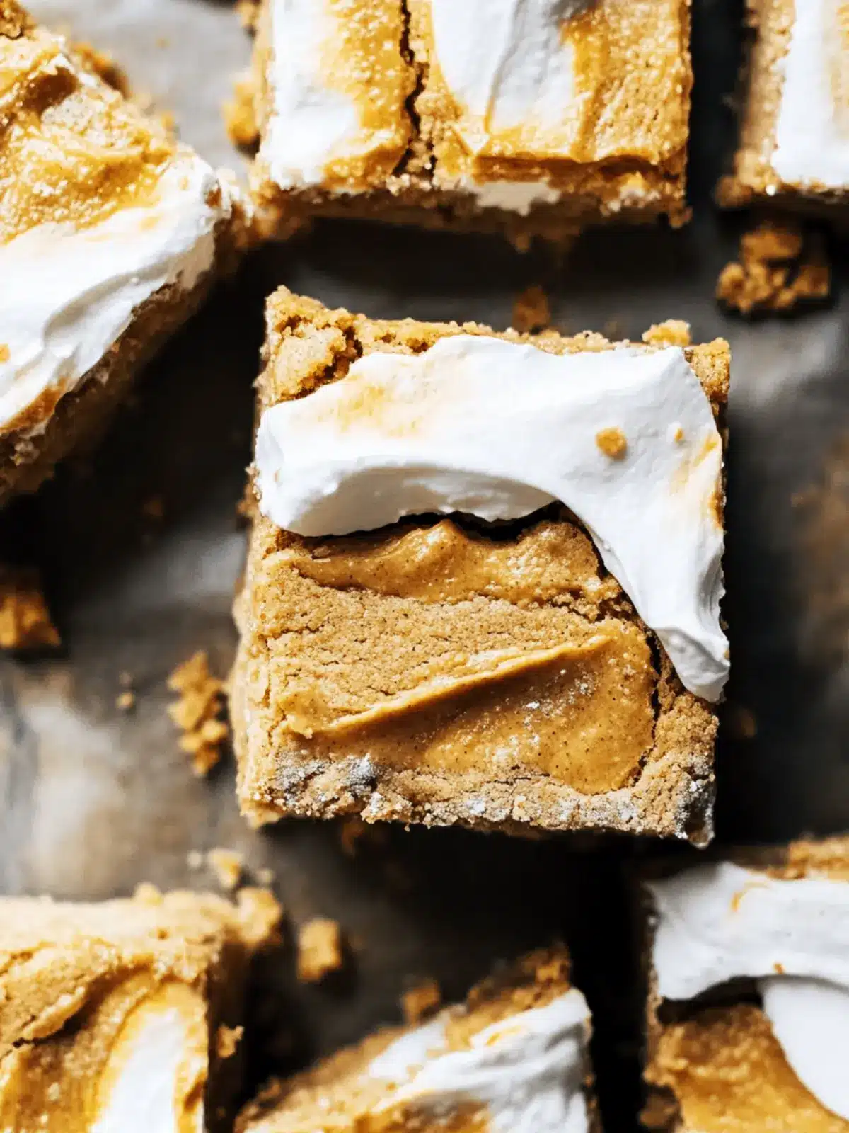 Toasted Marshmallow Peanut Butter Cookie Bars You'll Love 3 Toasted Marshmallow Peanut Butter Cookie Bars