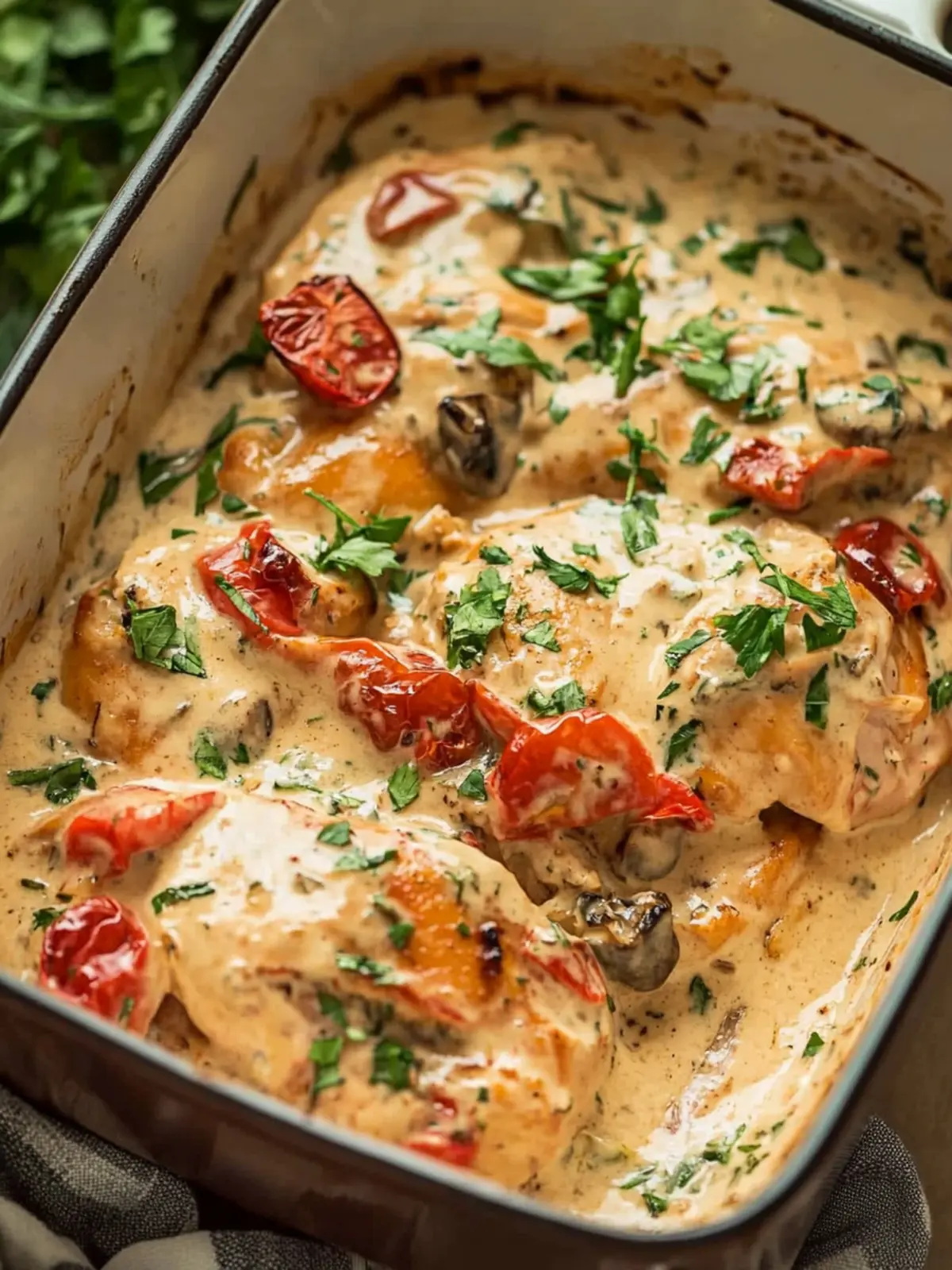 Creamy Baked Tuscan Chicken That Will Wow Your Taste Buds 2 Creamy Baked Tuscan Chicken