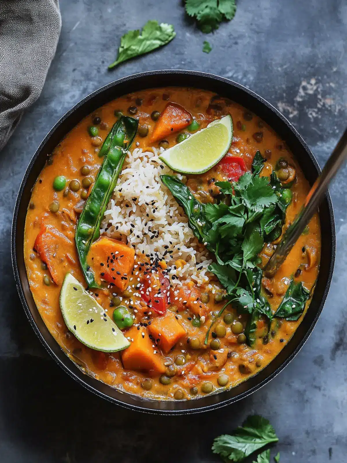 Massaman Inspired Sweet Potato & Lentil Curry Bliss 2 Massaman Inspired Sweet Potato & Lentil Curry
