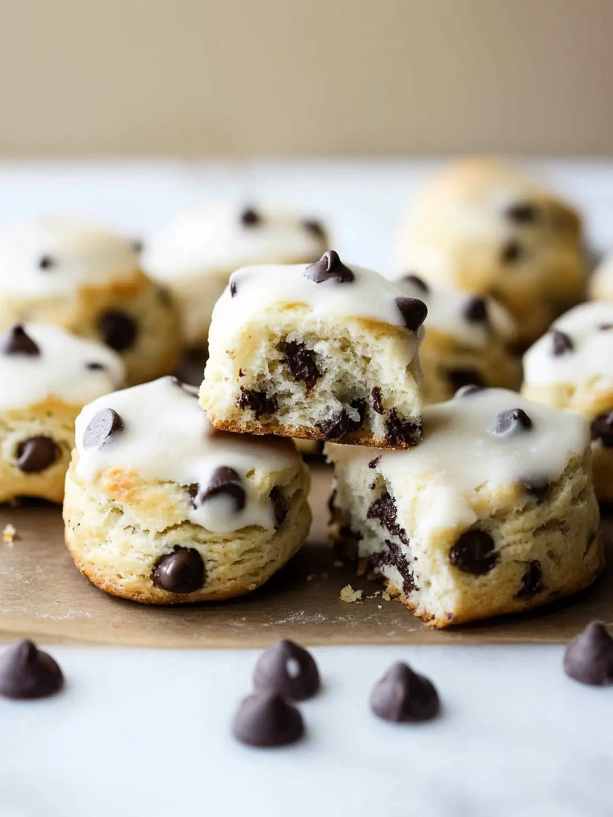 Cream Cheese Chocolate Chip Biscuits for Irresistible Mornings 4 Cream Cheese Chocolate Chip Biscuits
