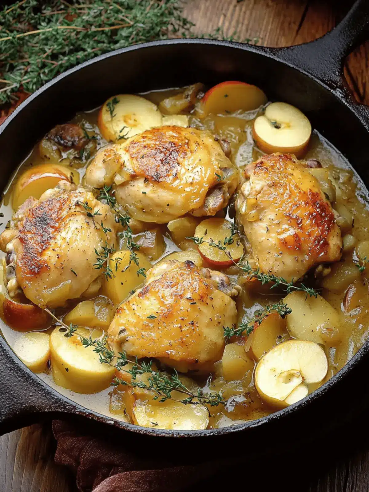 Savory French Apple Cider Chicken for Cozy Nights In 4 French Apple Cider Chicken