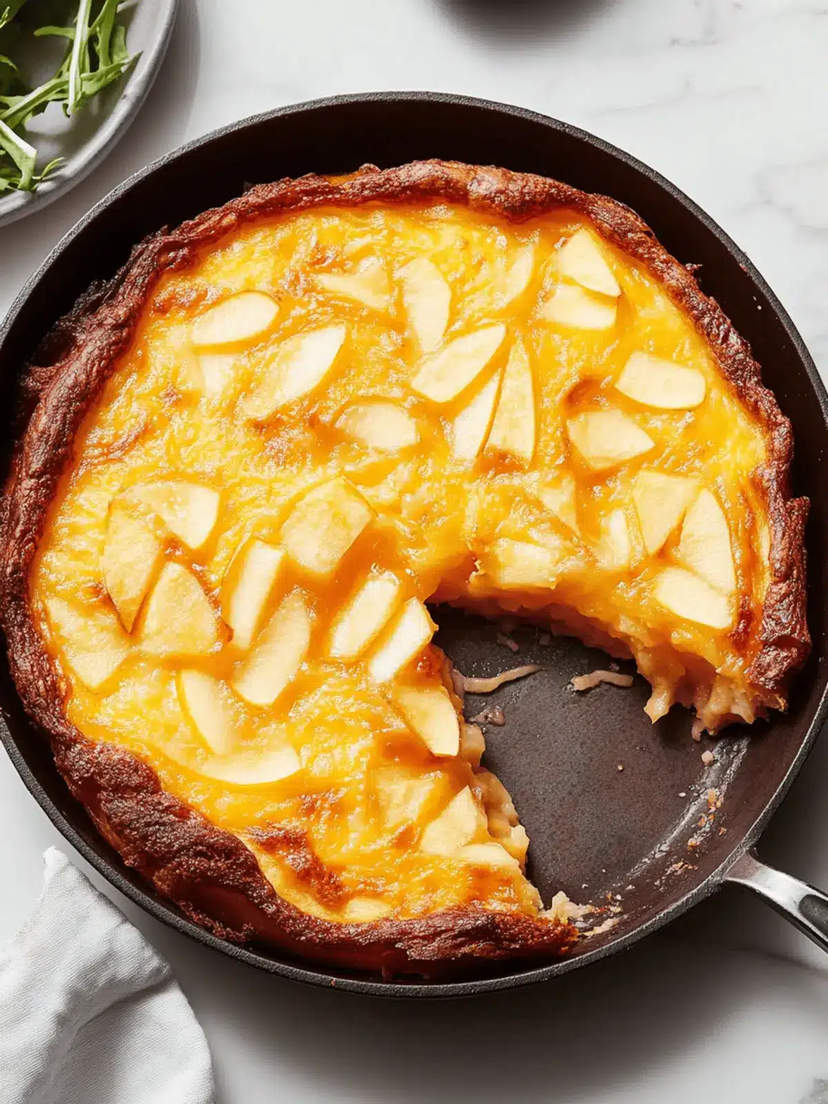 Savor the Flavor with Apple-Cheddar Dutch Baby Bliss 4 Apple-Cheddar Dutch Baby
