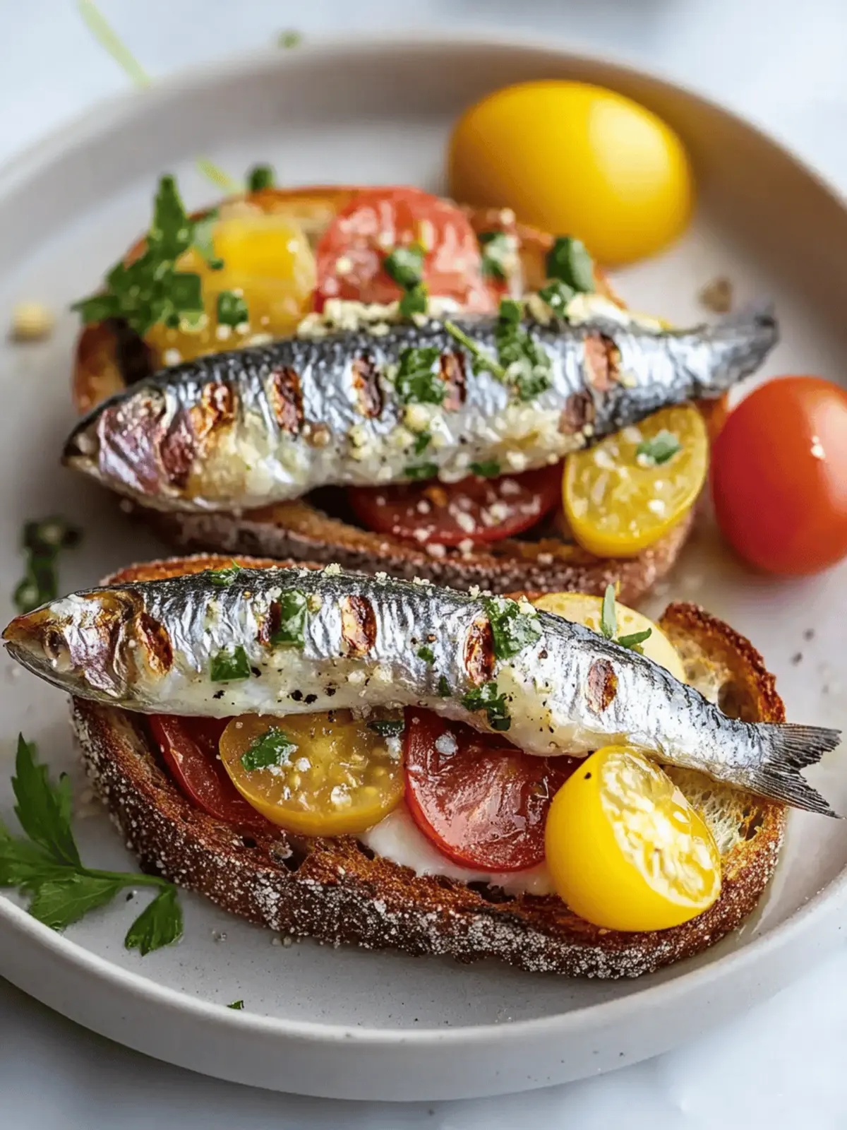 Sardines on Toast: Quick, Crunchy, and Full of Flavor! 3 Sardine on Toast