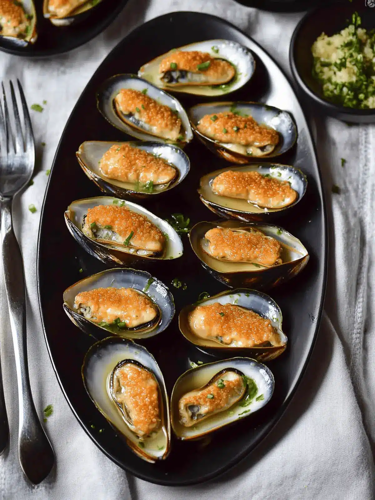 Baked Mayo-Cheese Mussels: Your New Favorite Seafood Treat 2 Baked Mayo-Cheese Mussels