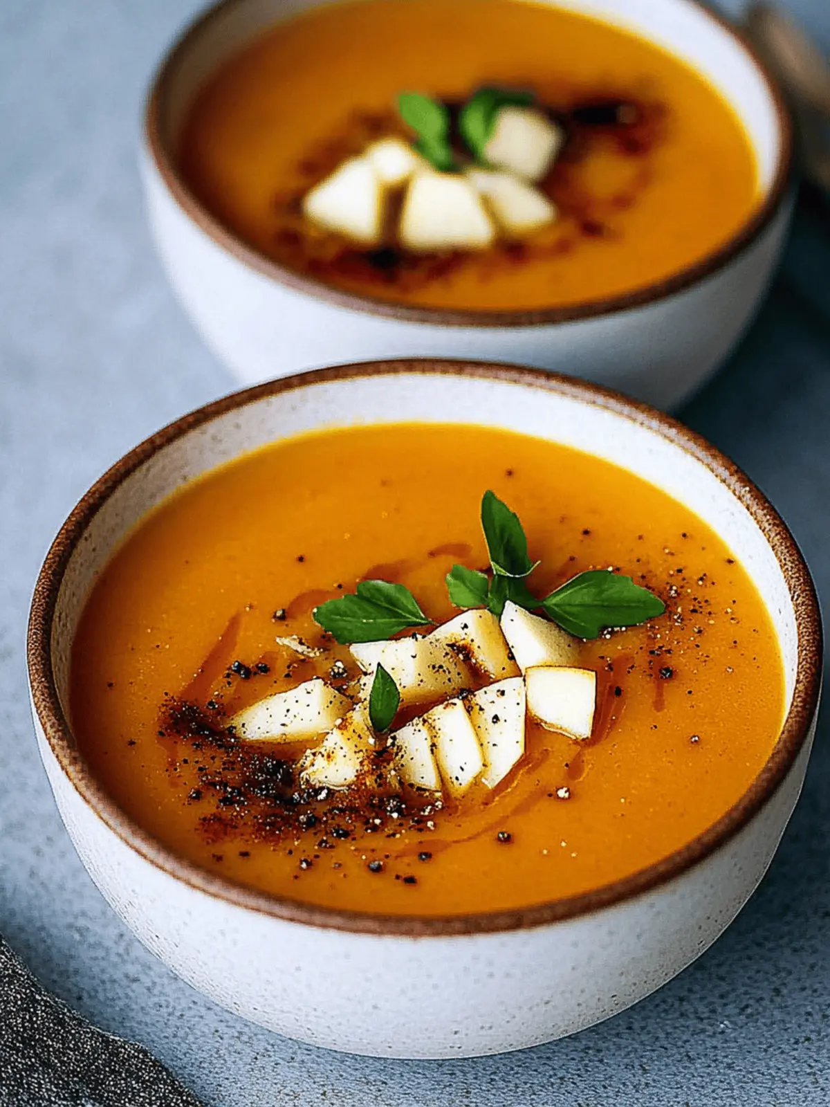 Smoky Sweet Potato and Apple Soup for Cozy Fall Nights 2 Smoky Sweet Potato and Apple Soup