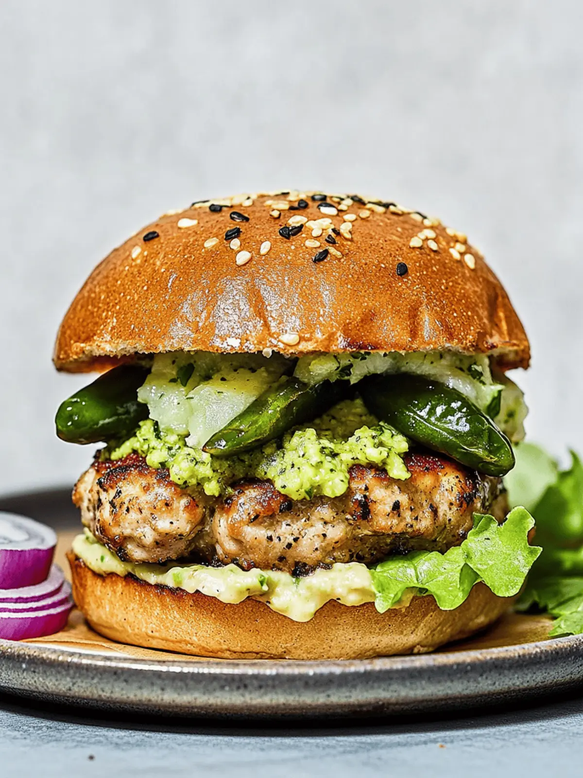 Flavor-Packed Poblano Turkey Burger Recipe You ll Love 3 Poblano Turkey Burger