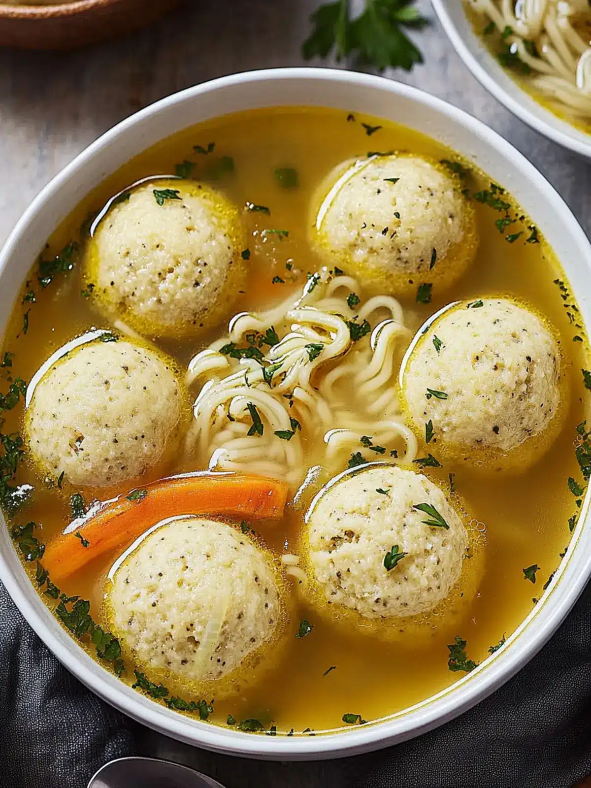 Mouthwatering Matzo Ball Soup: A Cozy Homemade Classic 2 Matzo Ball Soup