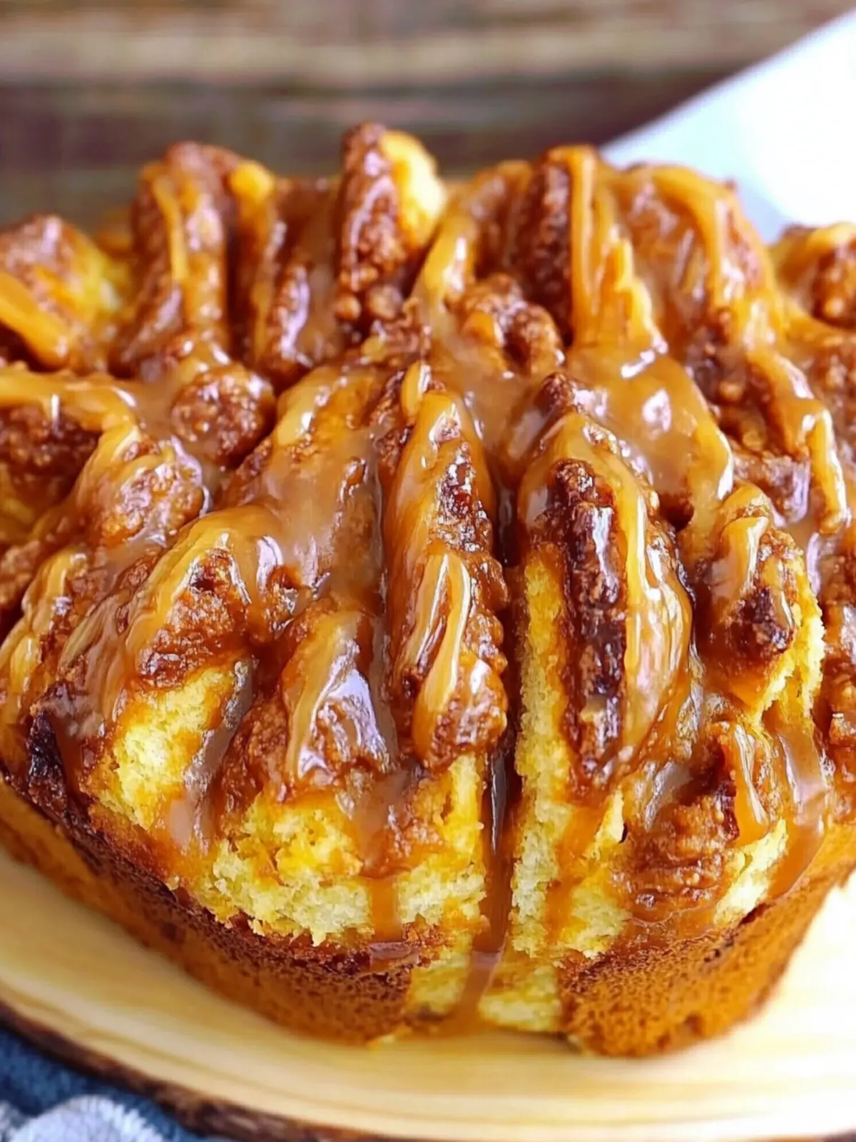 Easy Caramel Pumpkin Pull Apart Bread That Everyone Will Love 2 Easy Caramel Pumpkin Pull Apart Bread