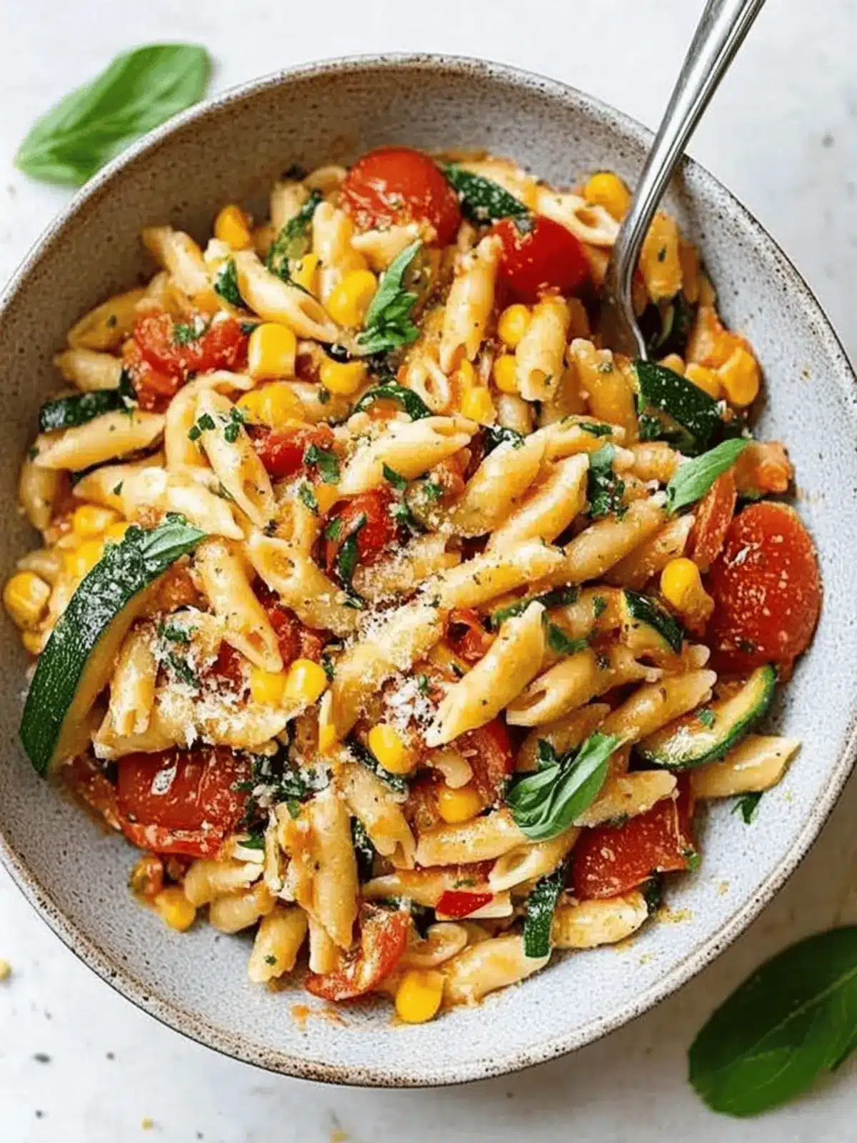 Summer Cavatelli with Corn, Tomatoes and Zucchini Delight 4 Summer Cavatelli with Corn, Tomatoes and Zucchini Delight