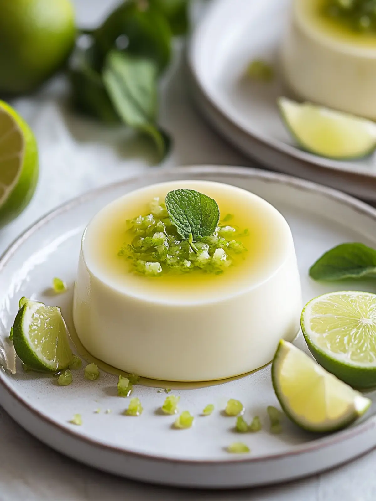 Creamy Key Lime Coconut Panna Cotta to Wow Your Guests 2 Key Lime Coconut Panna Cotta