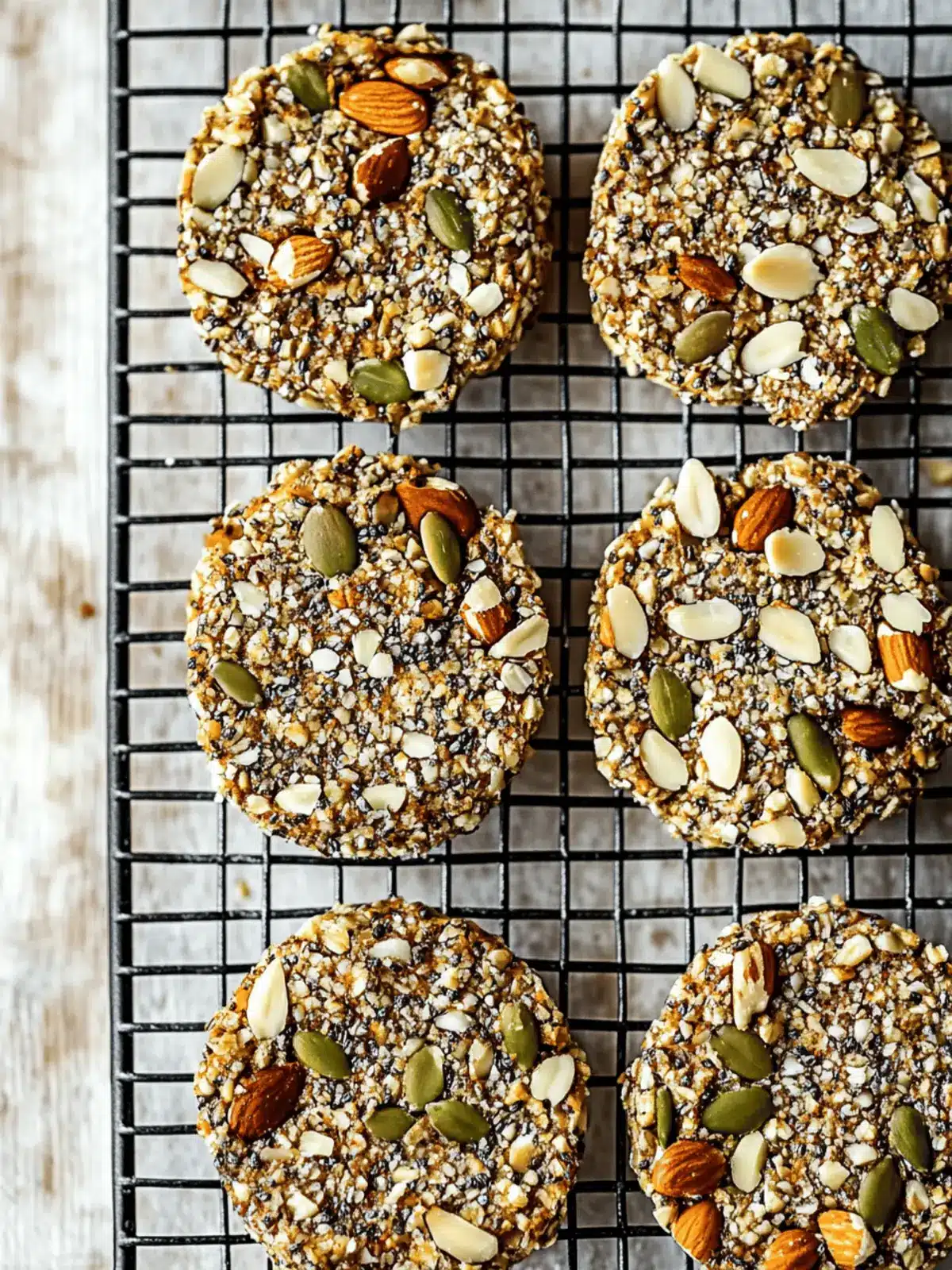 Crunchy Nut & Seed Rounds for Guilt-Free Snacking Delight 3 Crunchy Nut & Seed Rounds