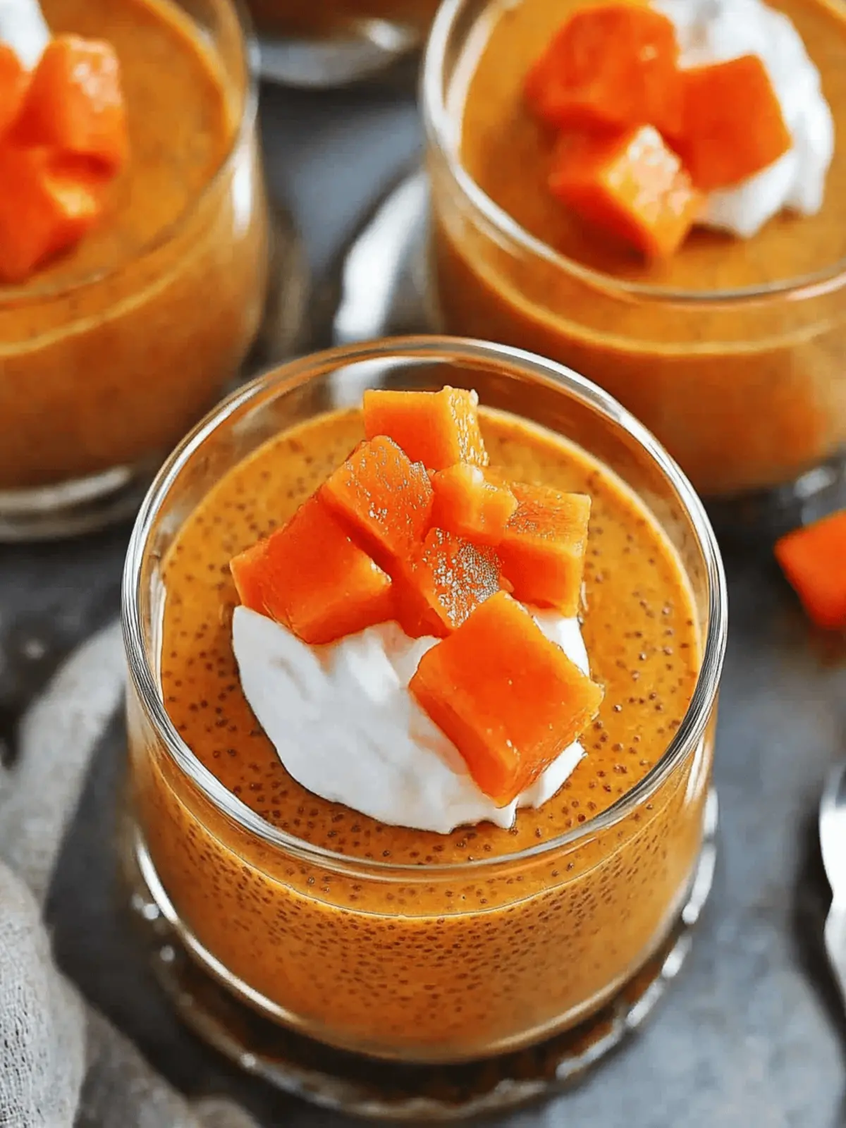 Creamy Papaya Chia Pudding - Quick and Nutritious Treat 4 Papaya Chia Pudding