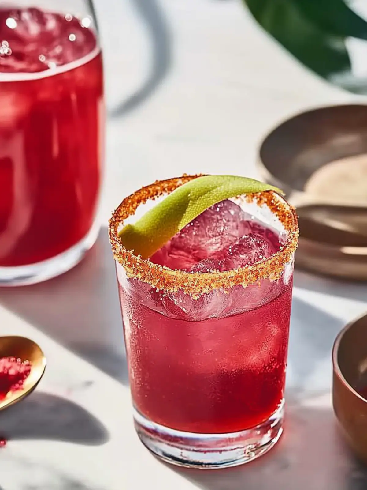Refreshing Hibiscus Mezcal Pitcher Cocktail for Summer Fun 3 Hibiscus Mezcal Pitcher Cocktail