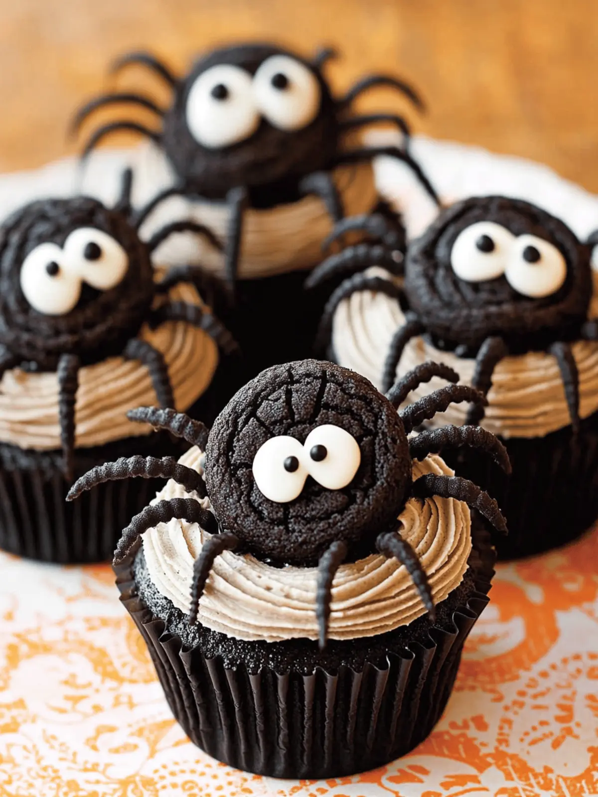 Delicious Cookies & Scream Spider Cupcakes for Spooky Fun 3 Cookies & Scream Spider Cupcakes