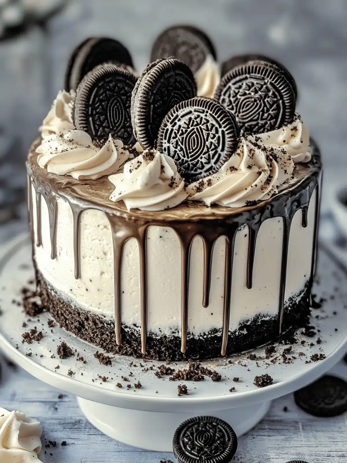 Oreo Cookies and Cream Cake That's Pure Indulgence 2 Oreo Cookies and Cream Cake