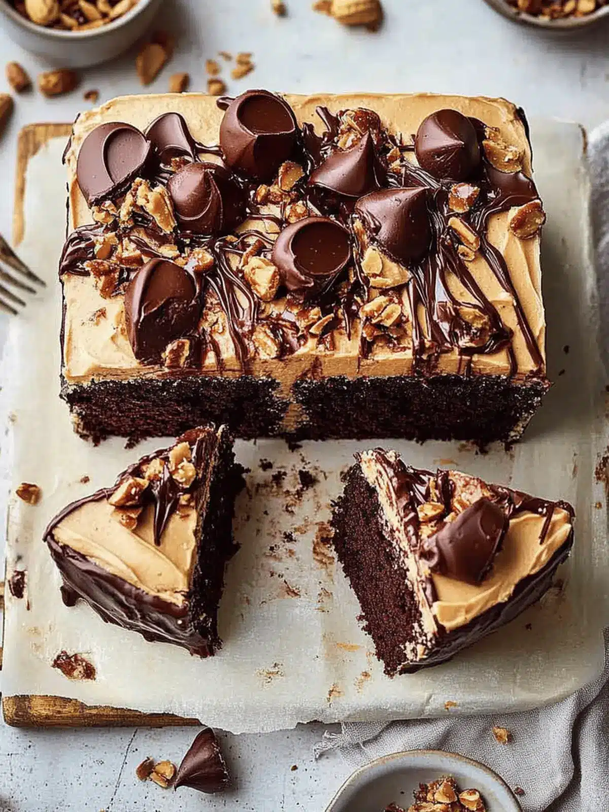 Irresistible Chocolate Peanut Butter Cake for Gatherings 2 Chocolate Peanut Butter Cake