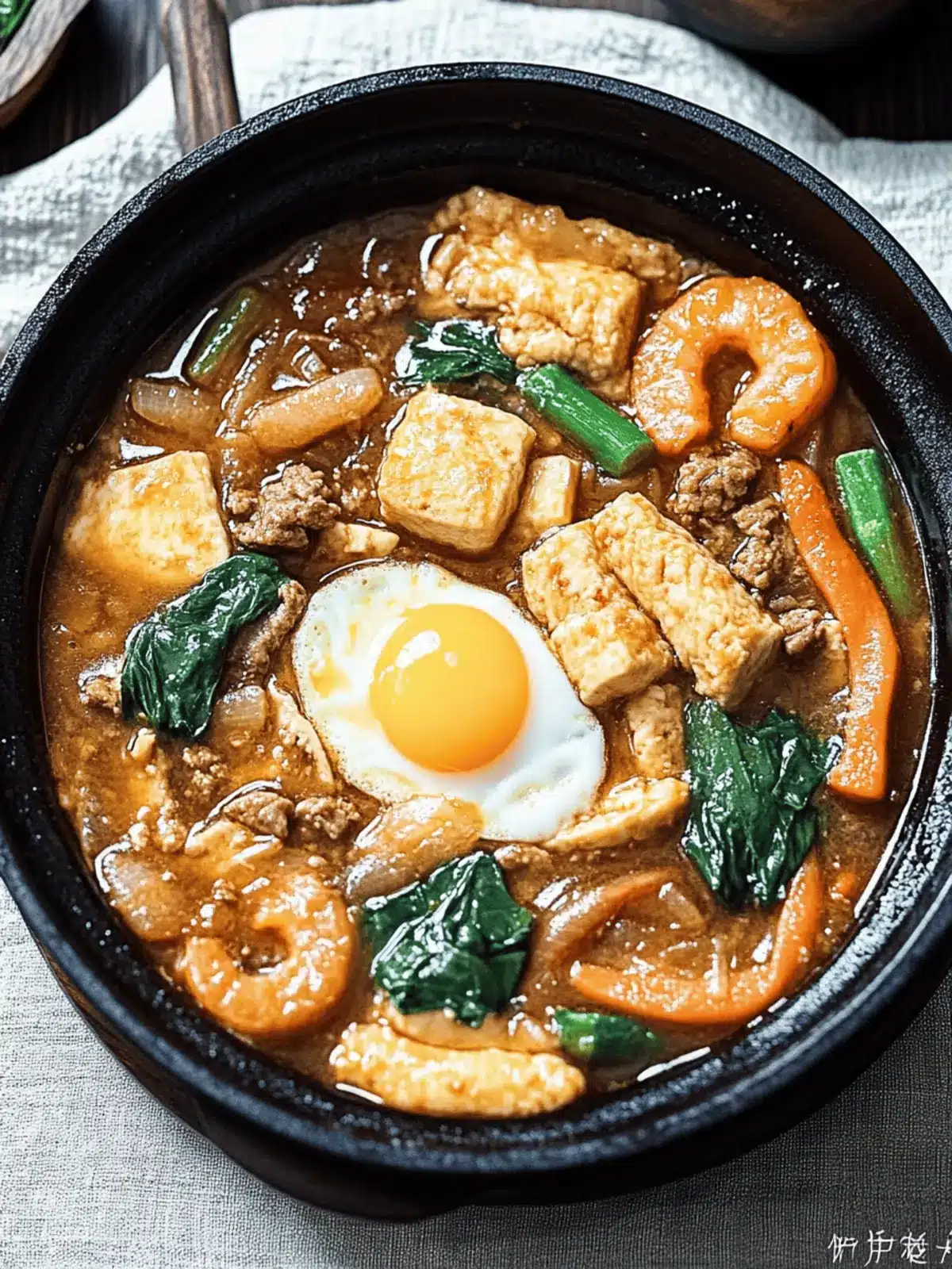 Sizzling Hot Plate Egg Tofu Beancurd for Quick Dinners 2 Hot Plate Egg Tofu Beancurd
