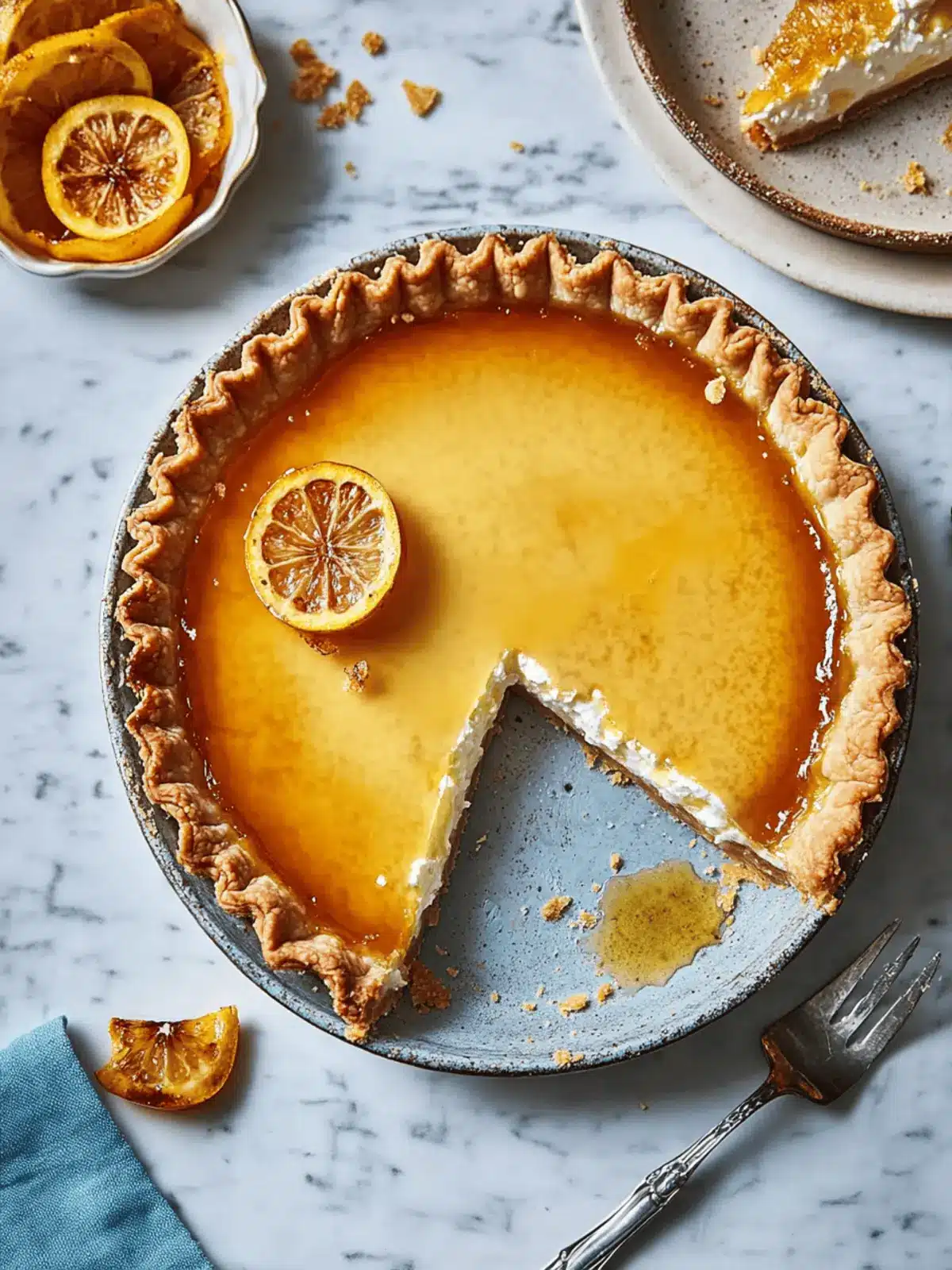 Irresistible Greek Honey Ricotta Pie with a Gluten-Free Twist 3 Greek Honey Ricotta Pie