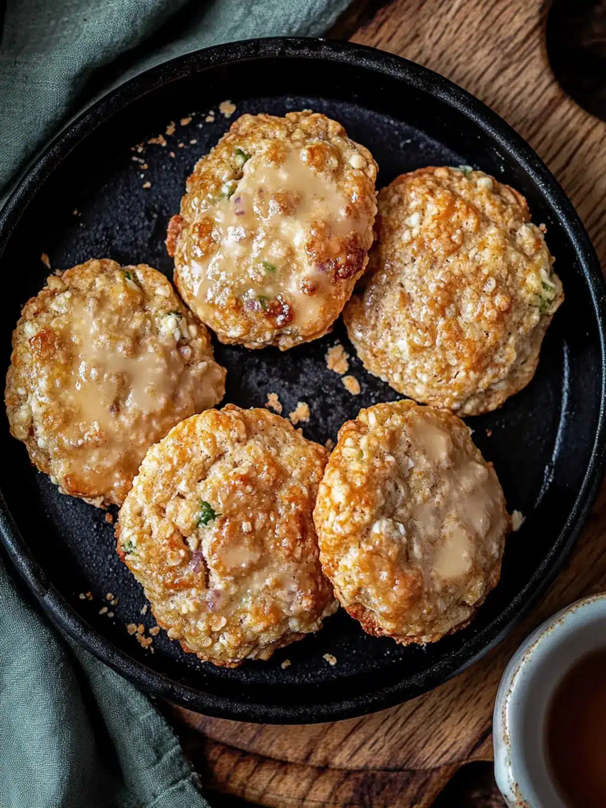 Protein-Packed Cheddar Ham Biscuits for a Hearty Snack 4 Protein Biscuits