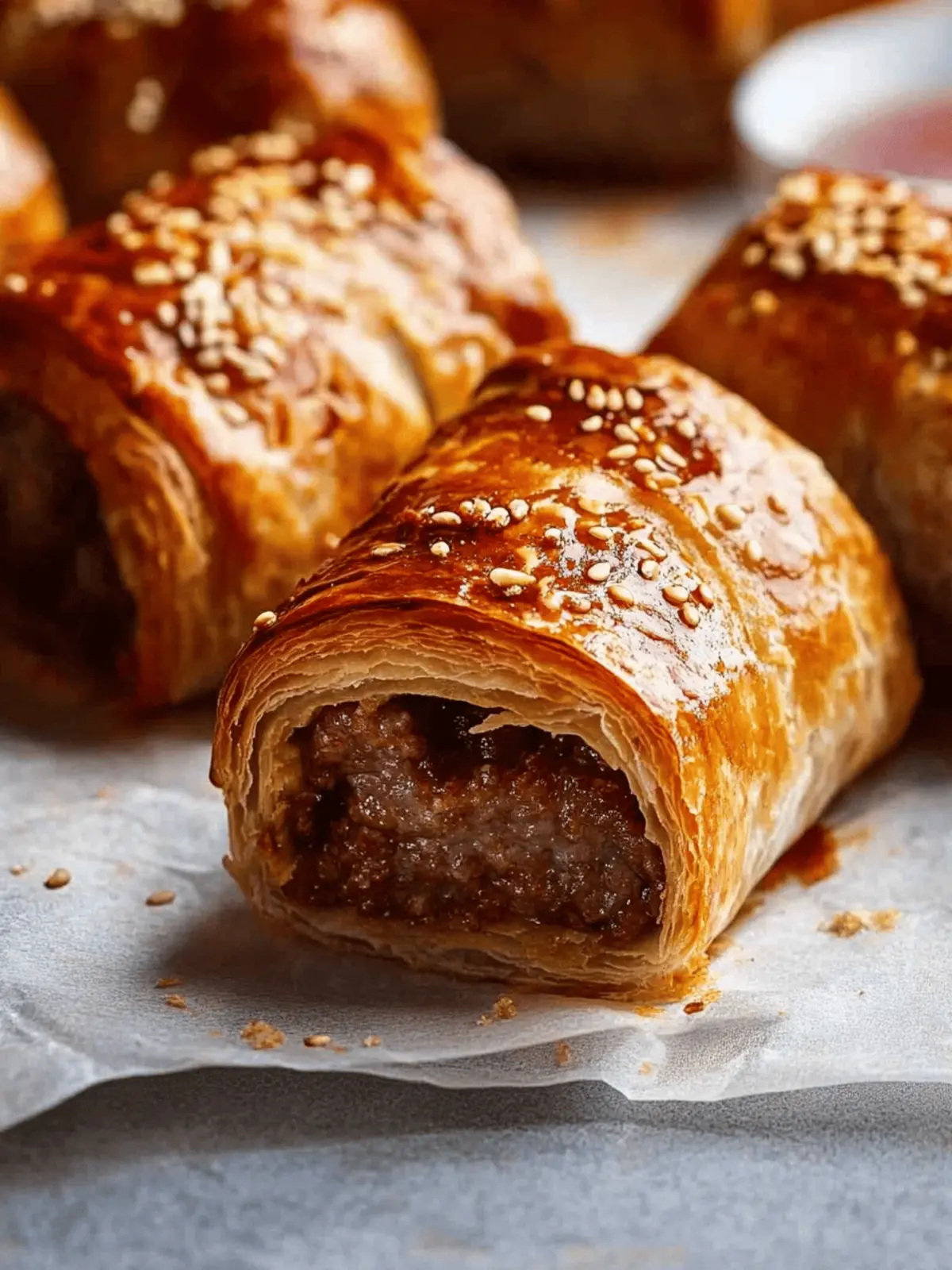 Irresistible B85 Beef Sausage Rolls with Cheesy Goodness 2 B85 Beef Sausage Rolls