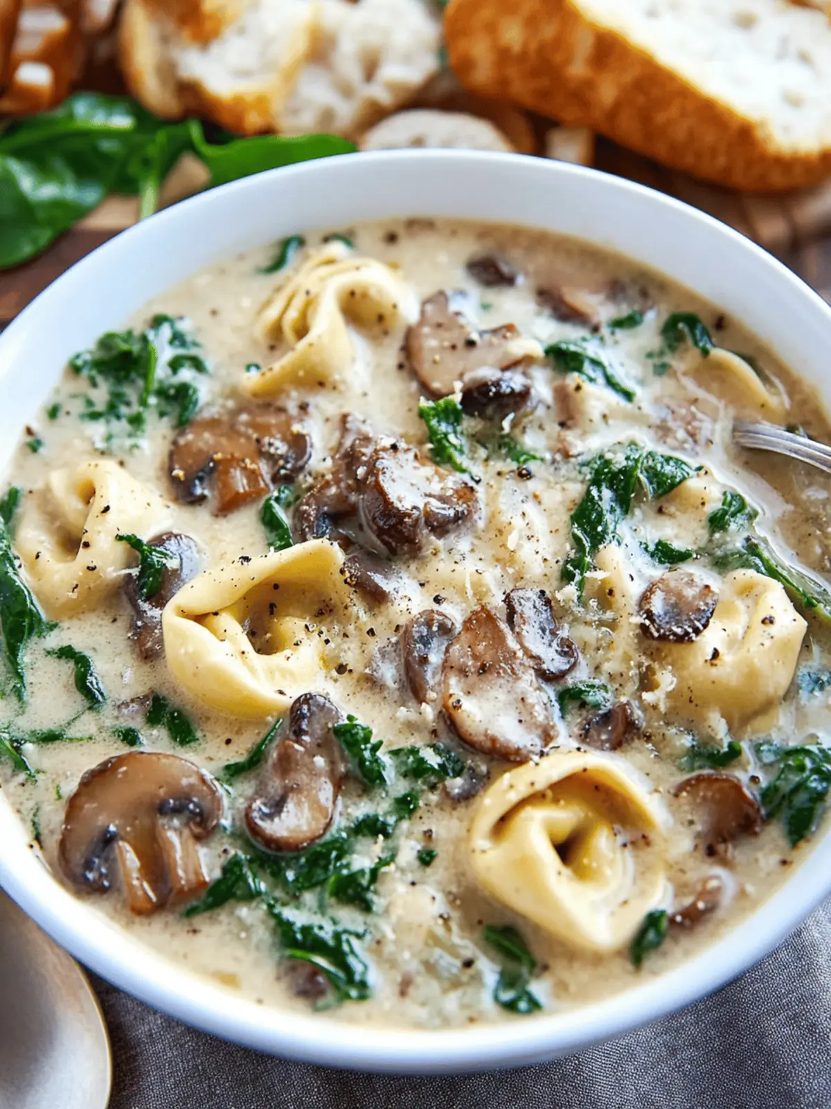 Creamy Parmesan Mushroom and Spinach Tortellini Soup for Cozy Nights 3 Creamy Parmesan Mushroom and Spinach Tortellini Soup