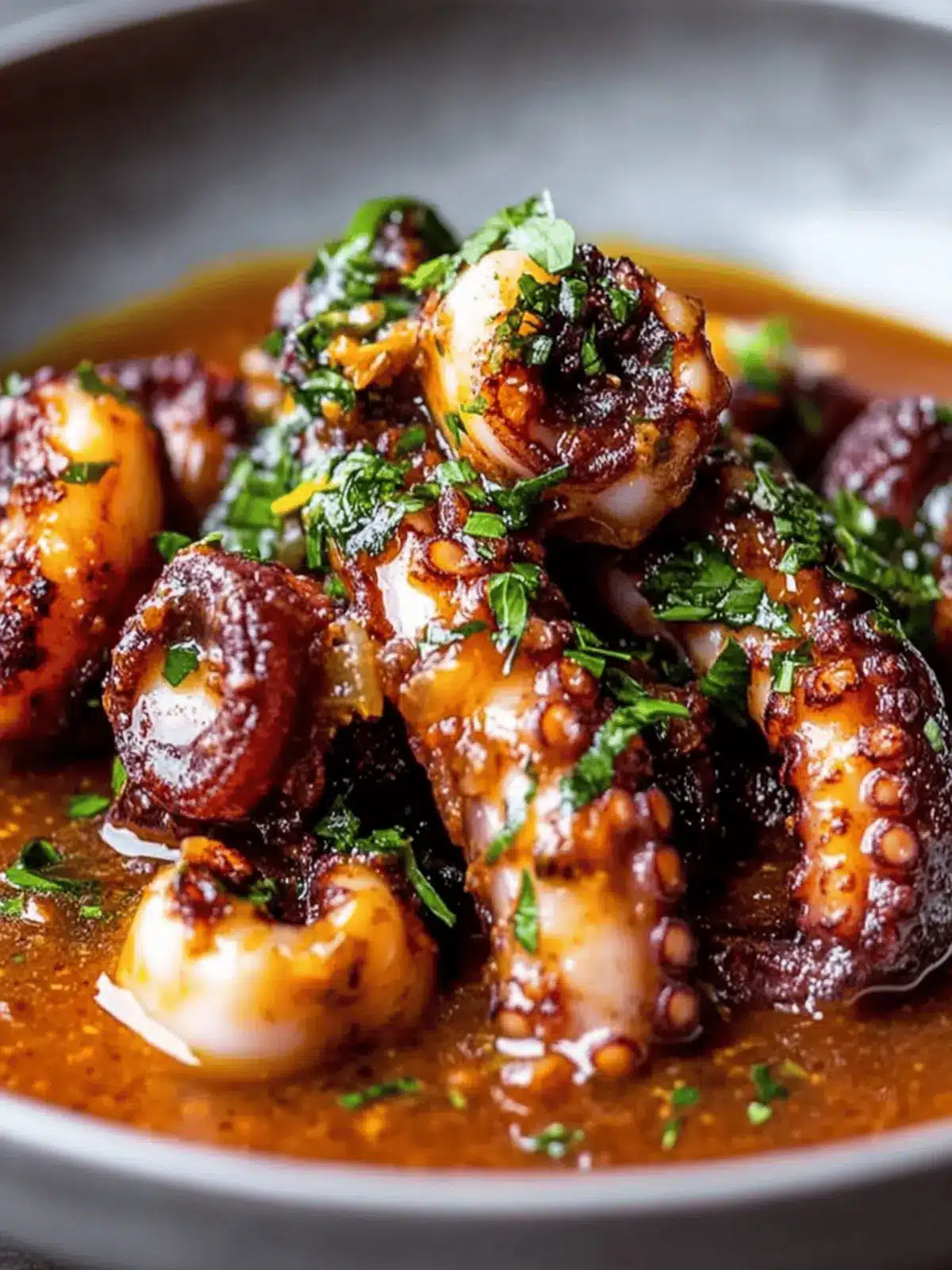 Braised Octopus with Smoky Romesco Sauce for Perfect Dinner Nights 2 Braised Octopus with Smoky Romesco Sauce