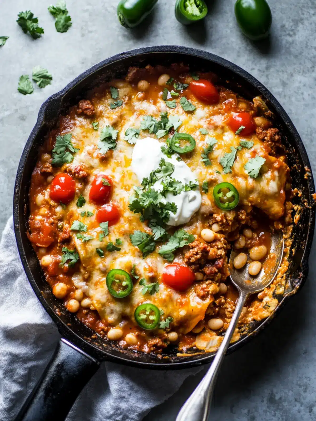 Chorizo & White Bean Enchilada Skillet You ll Crave Every Week 4 Chorizo & White Bean Enchilada Skillet