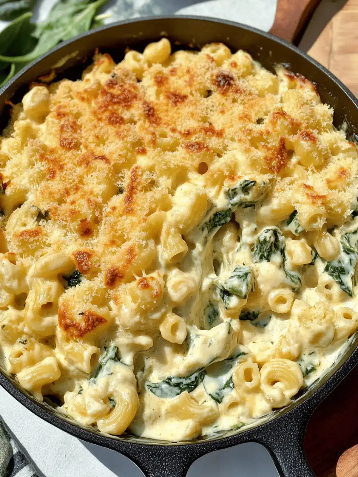Creamy Spinach Artichoke Macaroni & Cheese for Cozy Nights 4 Spinach Artichoke Macaroni & Cheese