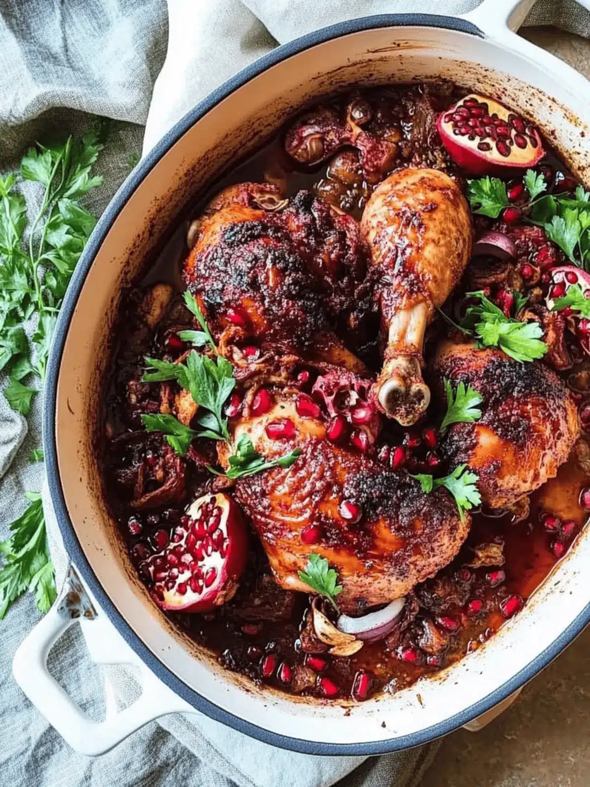Roasted Chicken with Pomegranate and Sumac for Family Bliss 2 Roasted Chicken with Pomegranate and Sumac