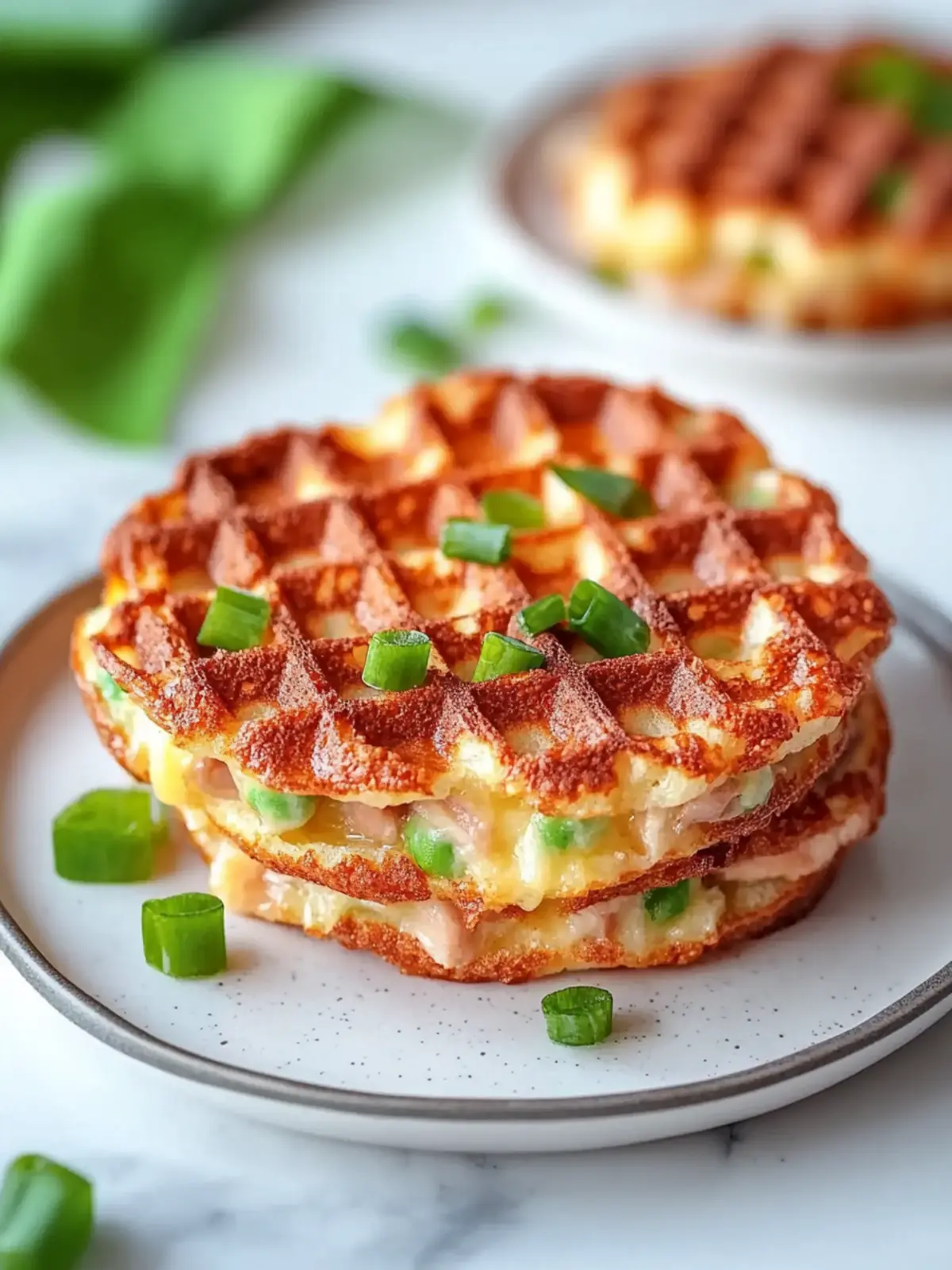 Delicious Healthy Tuna Melt Chaffle in Just 8 Minutes 4 Healthy Tuna Melt Chaffle