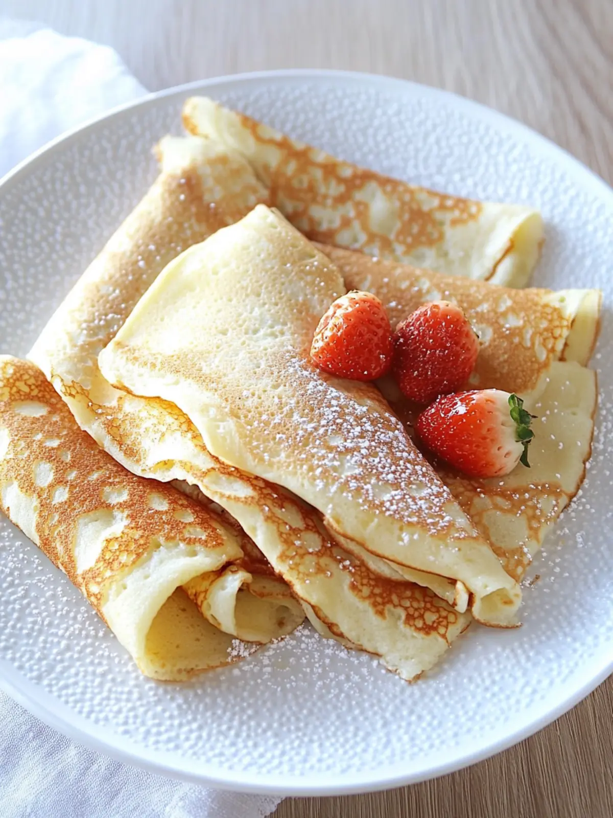 Gluten Free Crepes Made Easy: Sweet or Savory Perfection 3 Gluten Free Crepes