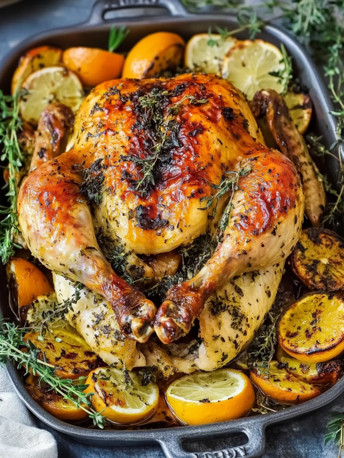 Crispy Citrus Garlic Herb Butter Roasted Chicken Delight 3 Citrus Garlic Herb Butter Roasted Chicken