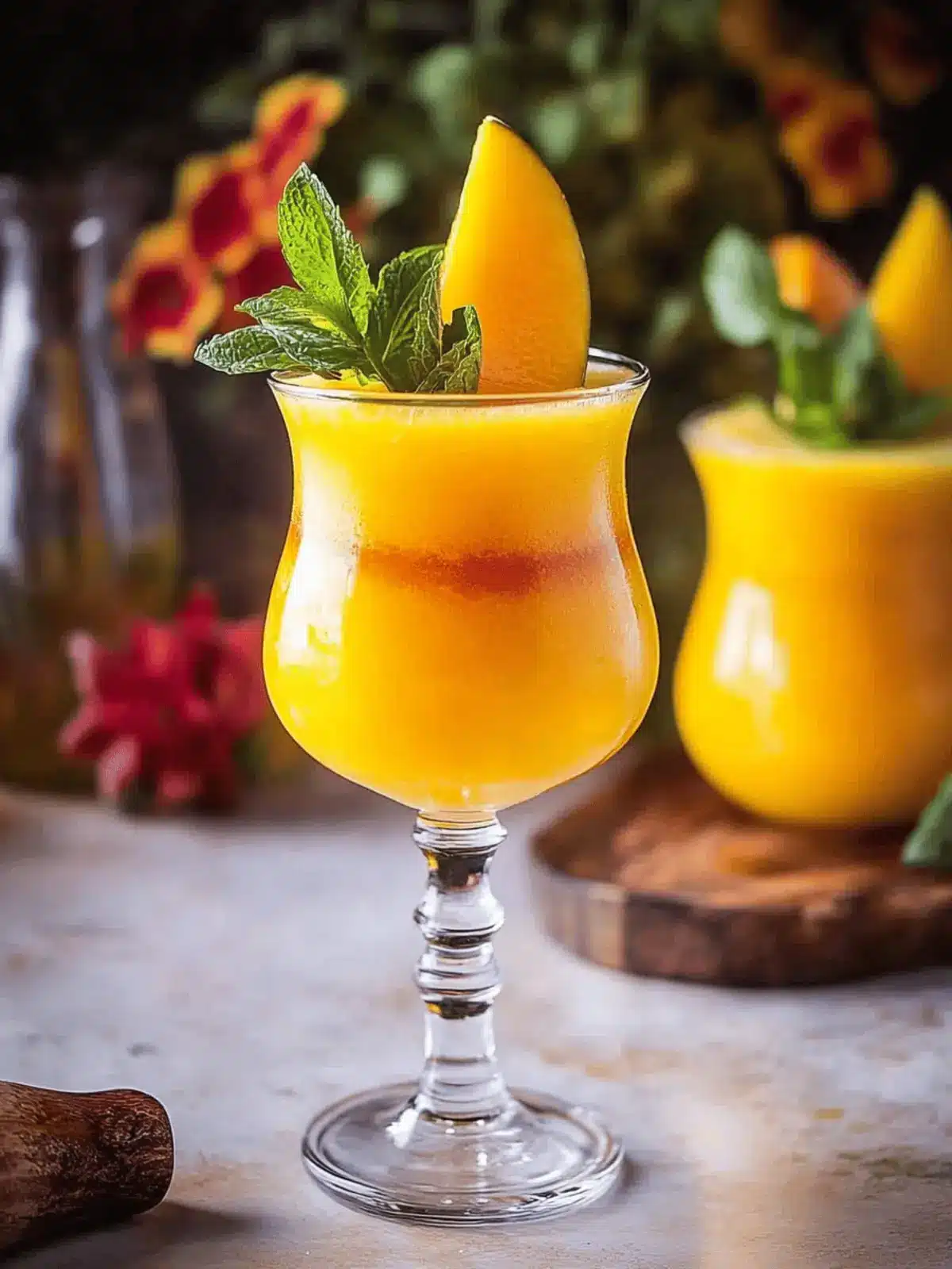 Delightful Mango Coconut Mint Daiquiri for Summer Bliss 2 Mango Coconut Mint Daiquiri