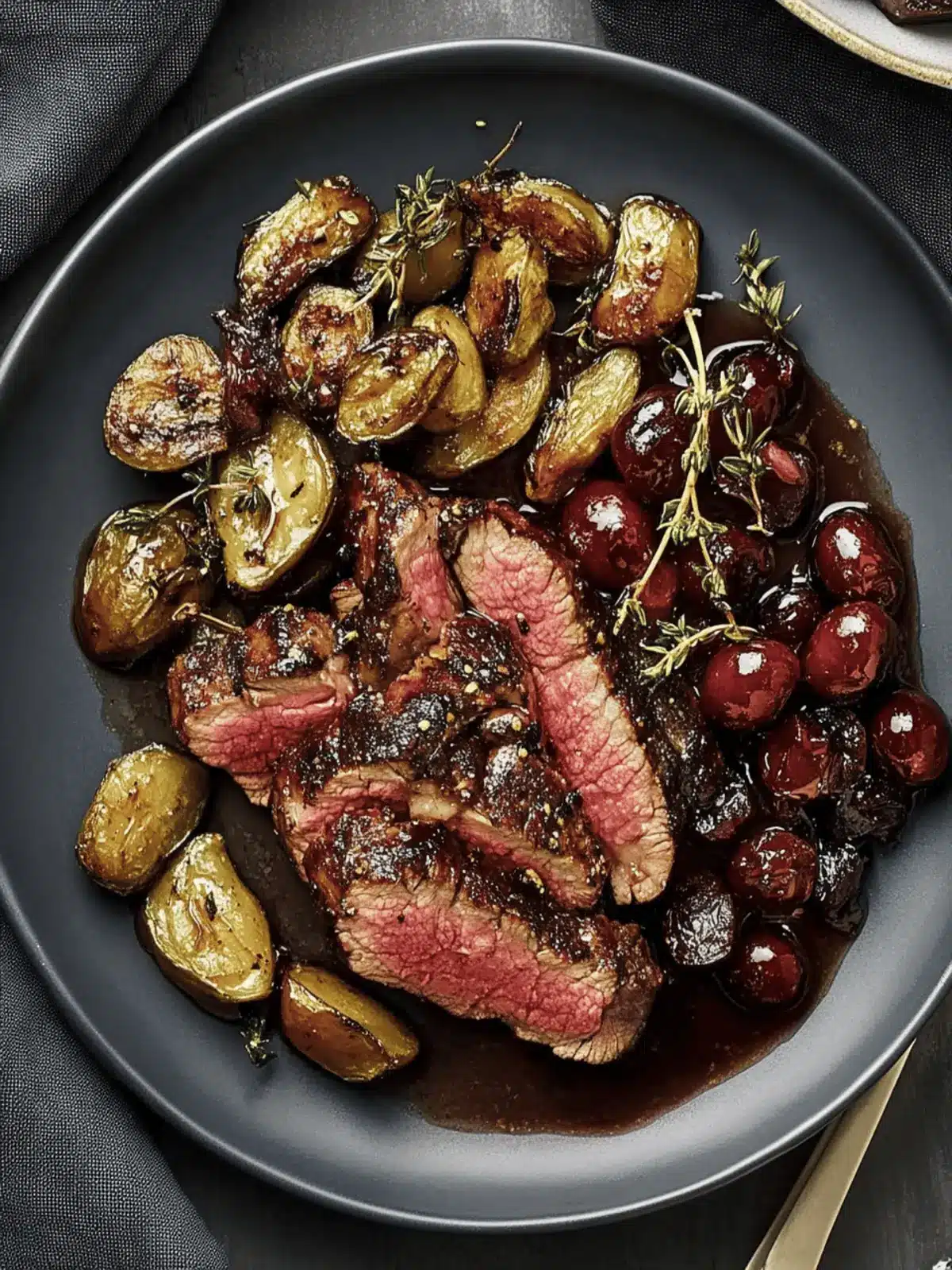 Delicious Cherry-Balsamic Sirloin for a Gourmet Dinner Night 2 Cherry-Balsamic Sirloin