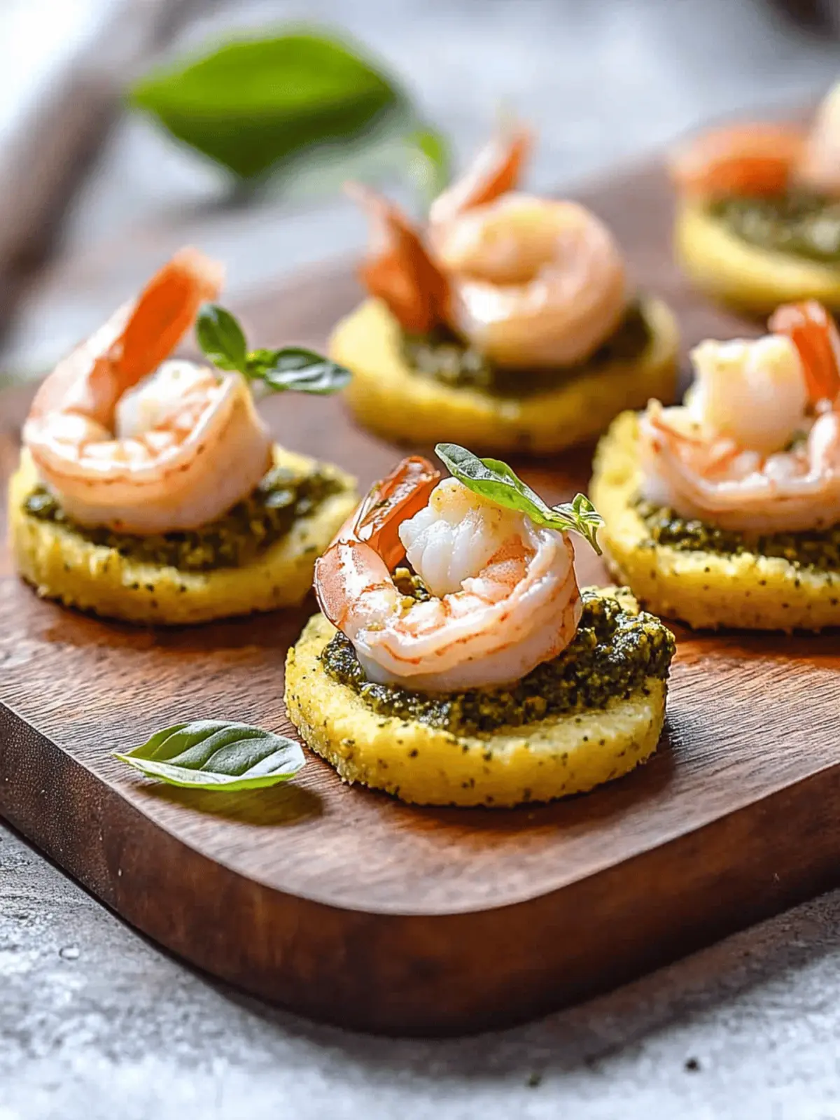 Butter Poached Shrimp and Pesto Polenta Bites You ll Crave 4 Butter Poached Shrimp and Pesto Polenta Bites