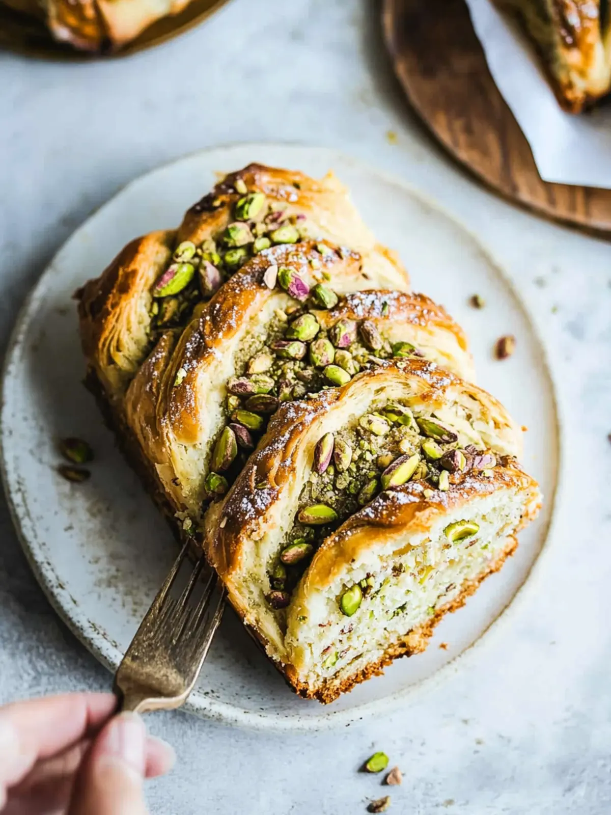 White Chocolate Pistachio Babka That Will Wow Your Guests 2 White Chocolate Pistachio Babka