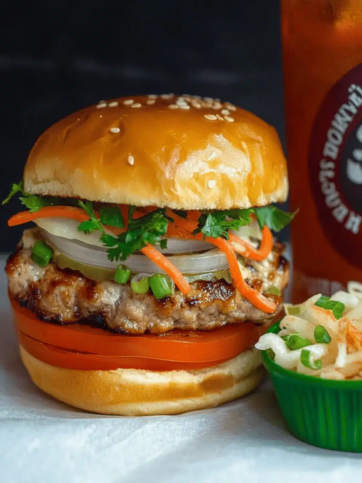 Pork Banh Mi Smash Burgers: A Flavor-Packed Weeknight Treat 2 Pork Banh Mi Smash Burgers