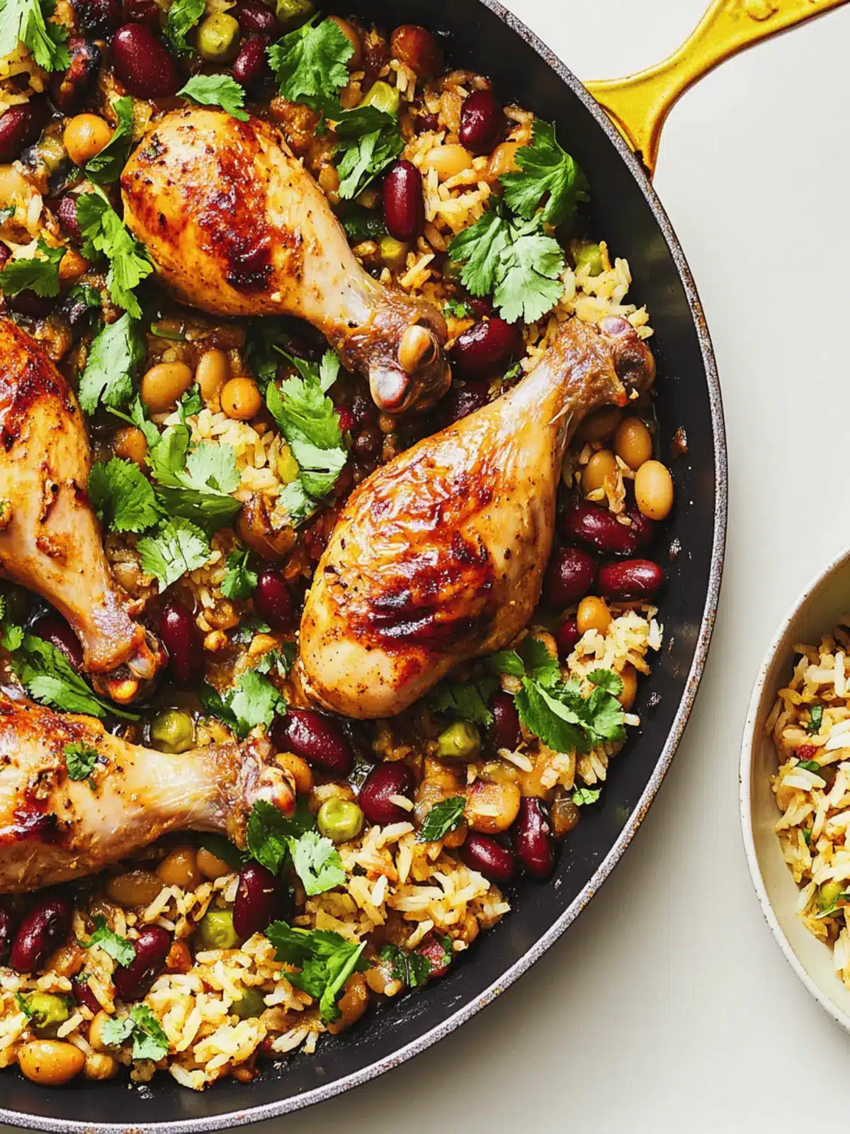 One-Pan Chicken Drumsticks with Flavorful Rice and Beans 3 One-Pan Chicken Drumsticks with Rice and Beans