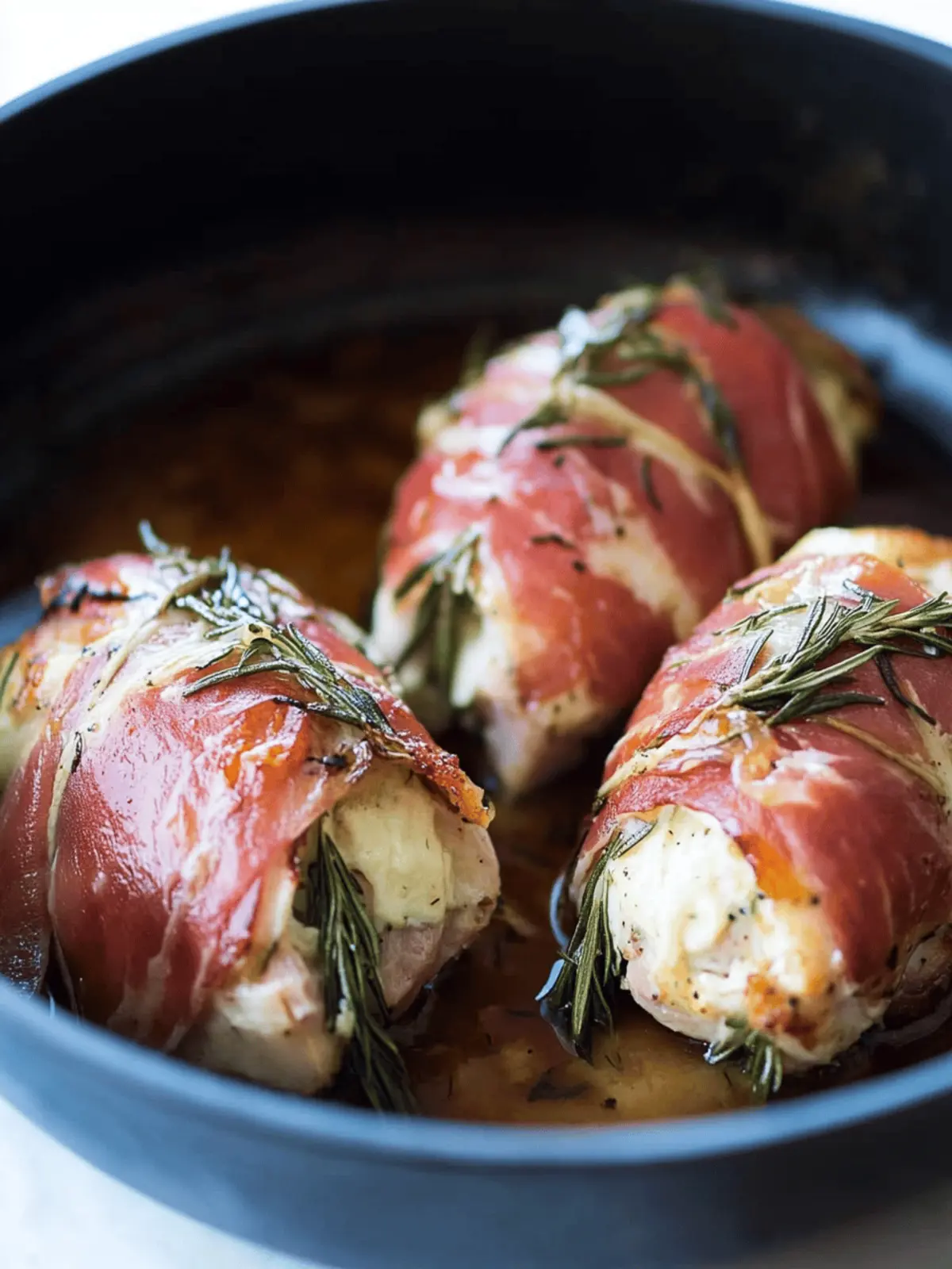 Goat Cheese Stuffed Rosemary Chicken Wrapped in Prosciutto Bliss 4 Goat Cheese Stuffed Rosemary Chicken Wrapped in Prosciutto