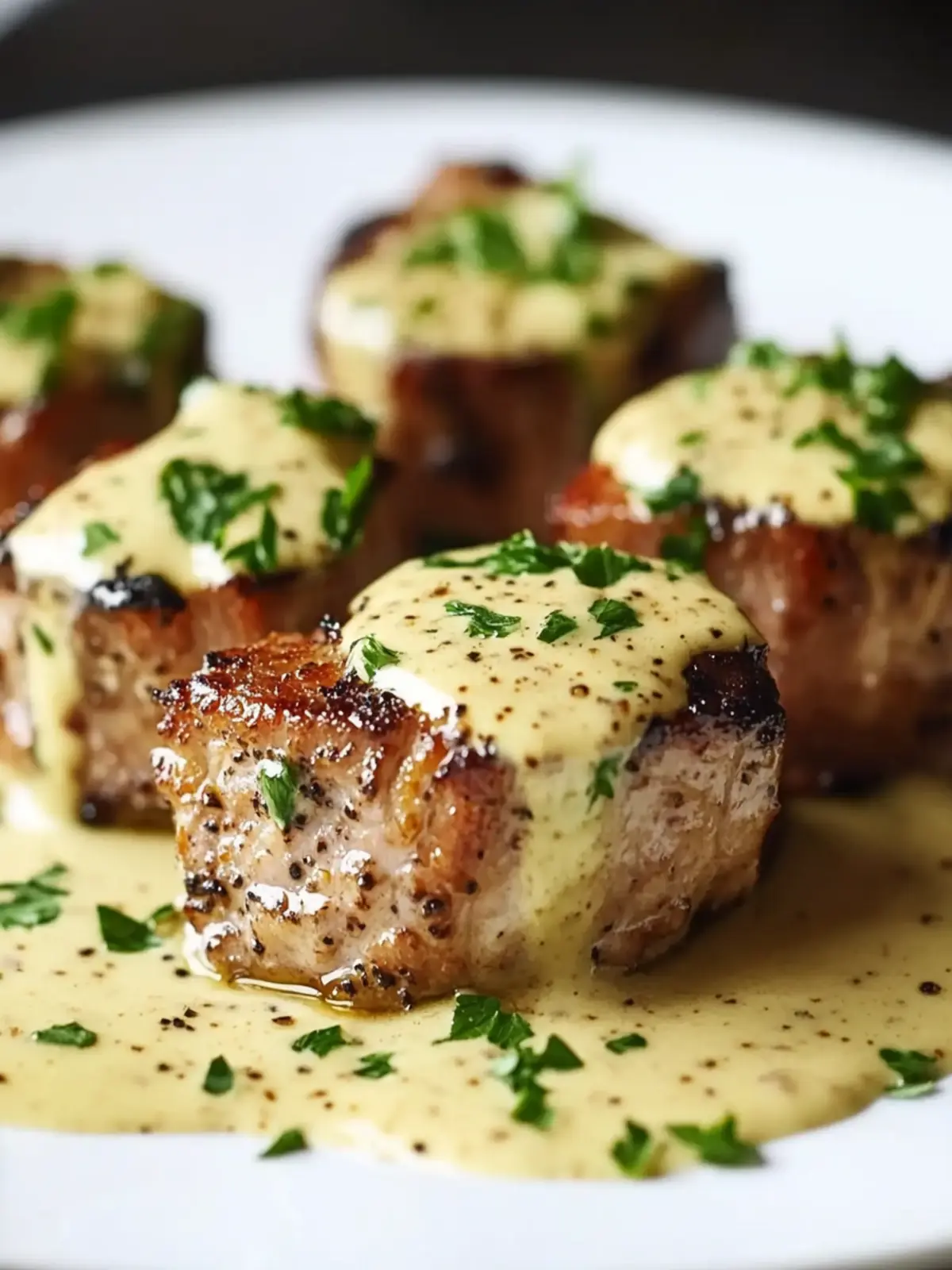 Savor Pork Tenderloin with Creamy Dijon Sauce Tonight 3 Pork Tenderloin with Creamy Dijon Sauce