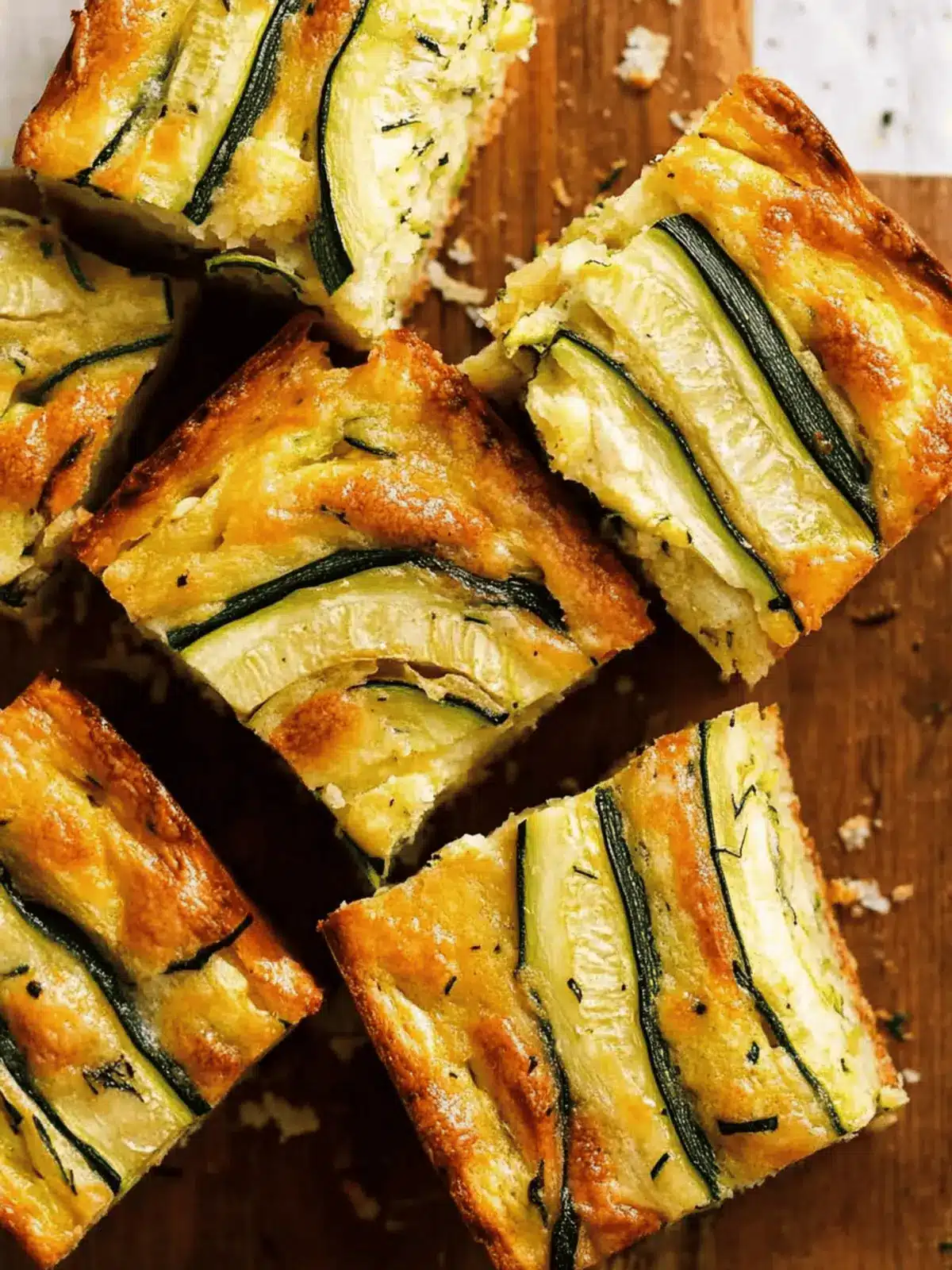 Savory Zucchini Cheese Muffin Slab for Easy Family Meals 3 Zucchini Cheese Muffin Slab