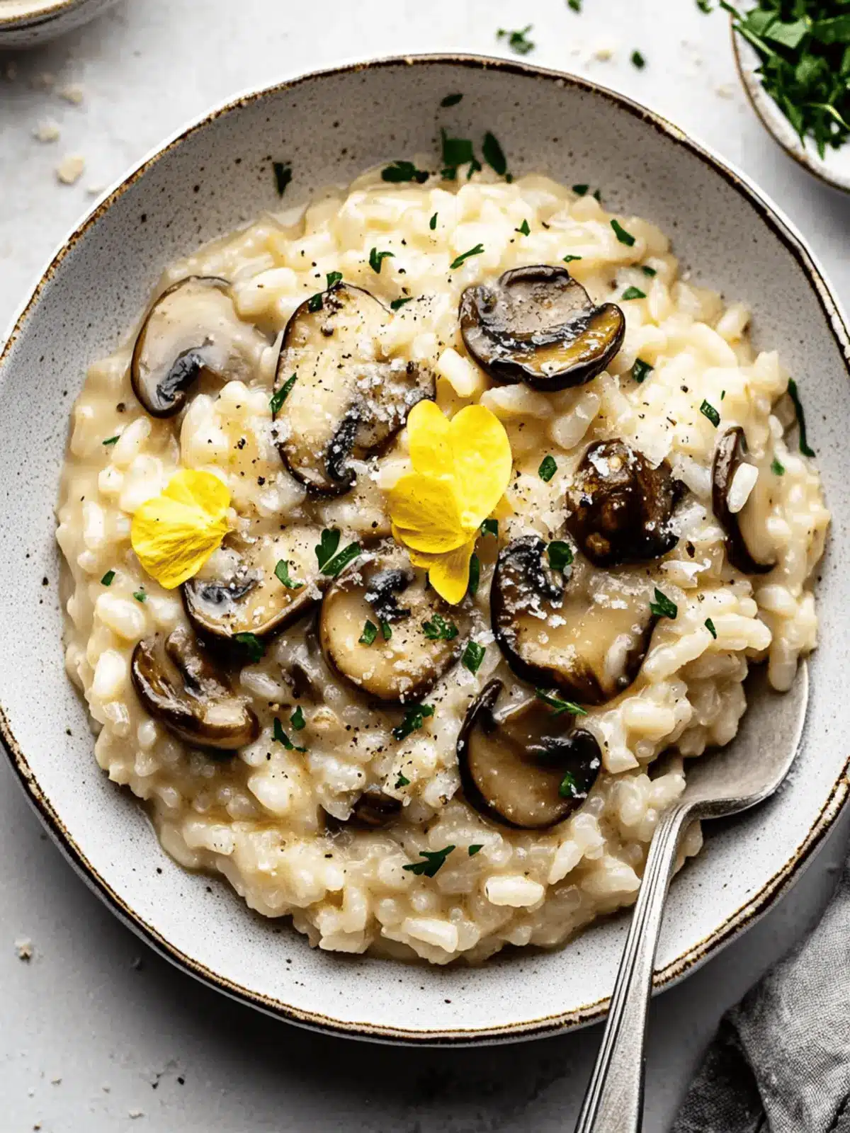 Creamy Mushroom Risotto Comforting Flavor for Every Occasion 4 Mushroom Risotto