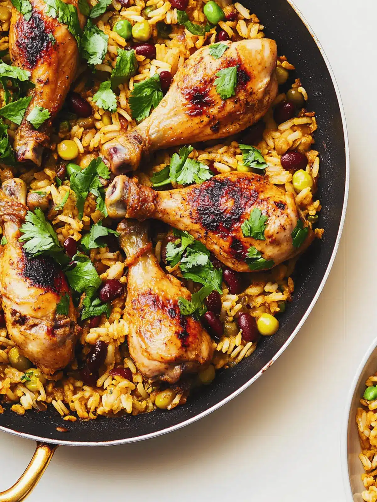 One-Pan Chicken Drumsticks with Flavorful Rice and Beans 2 One-Pan Chicken Drumsticks with Rice and Beans