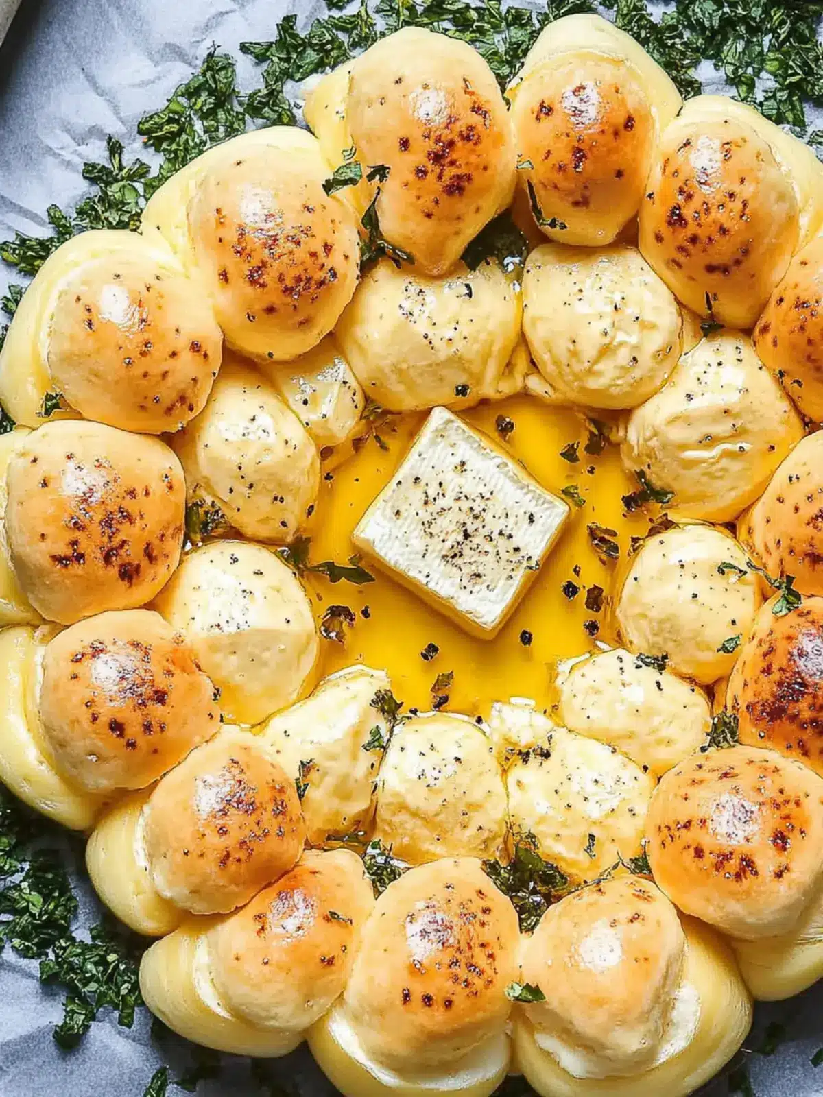 Melt-in-Your-Mouth Baked Brie Wreath for Cozy Gatherings 3 Baked Brie Wreath